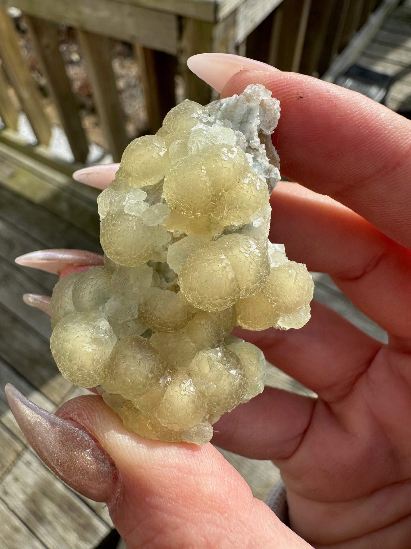 Prehnite from O&G Quarry Connecticut USA