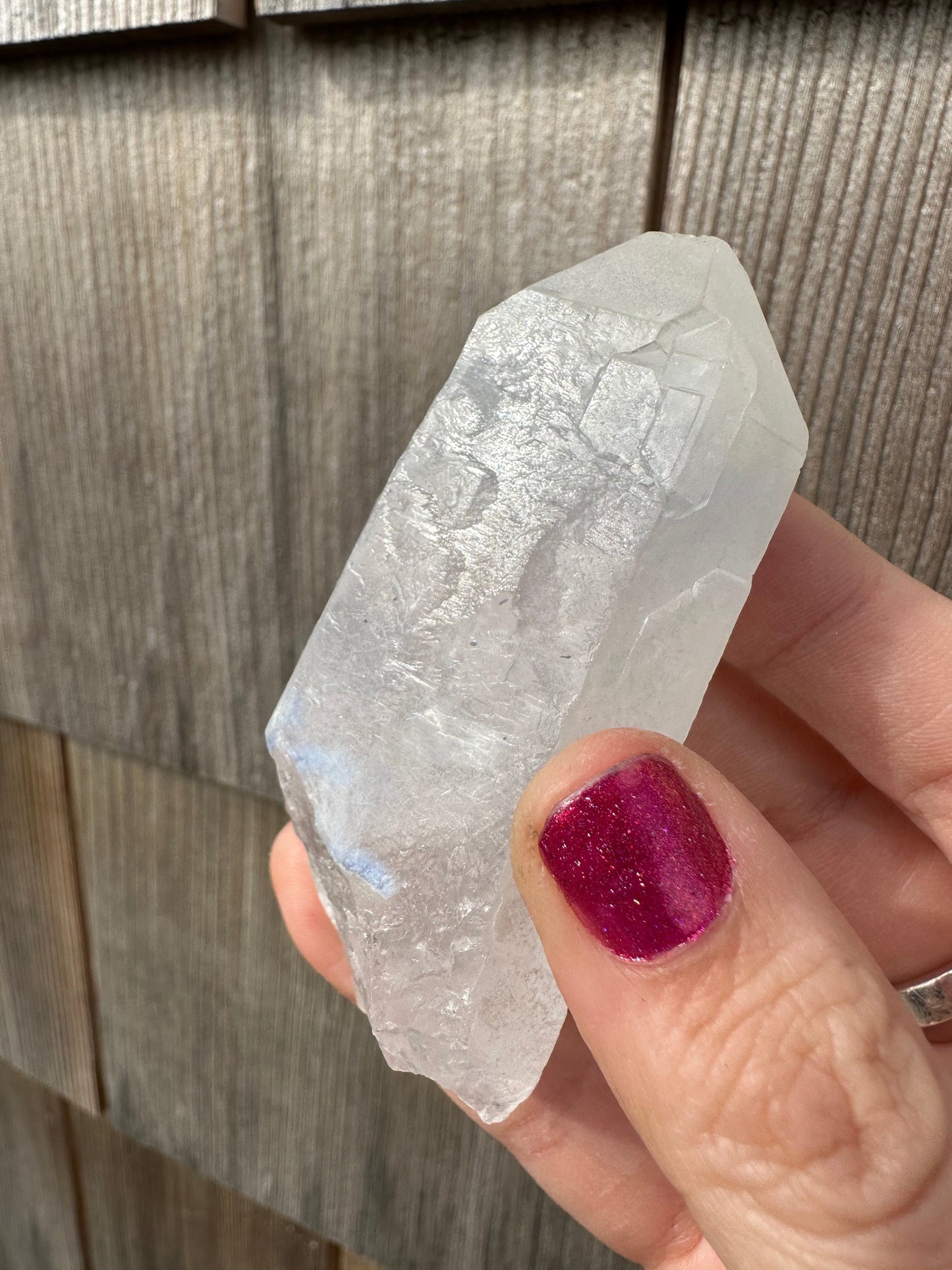 Quartz with Dumortierite Inclusions from Bahia, Brazil
