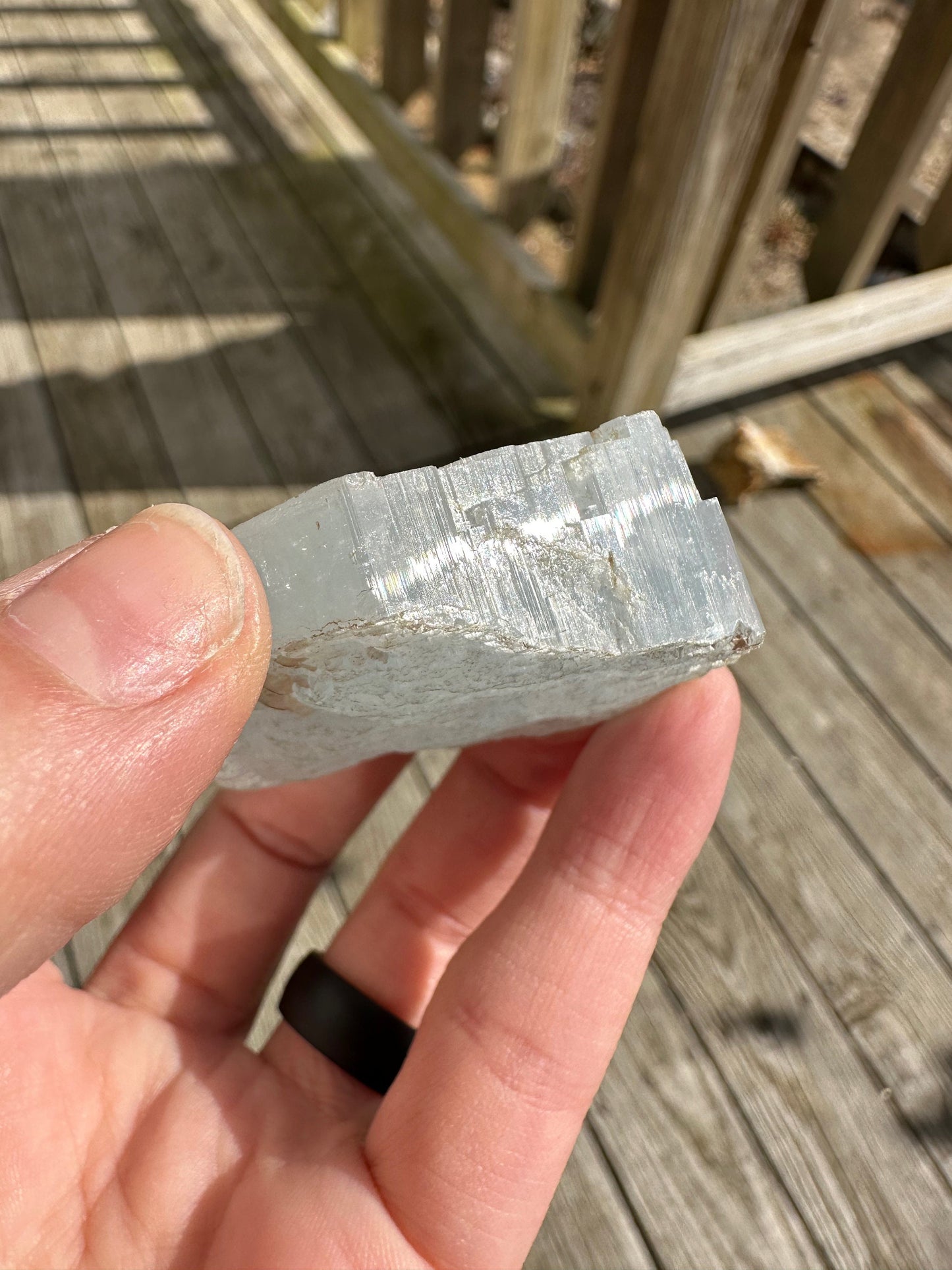 Large Complete Aquamarine Crystal from Nagar Valley Pakistan