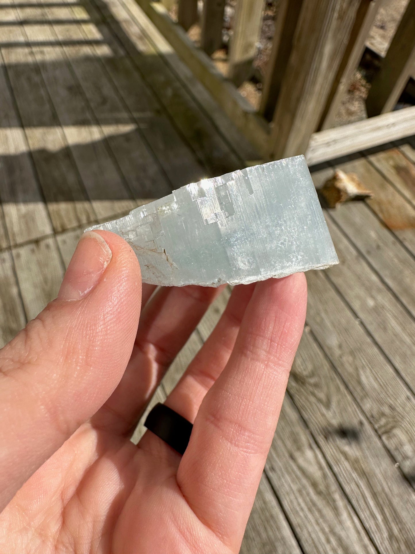 Large Complete Aquamarine Crystal from Nagar Valley Pakistan