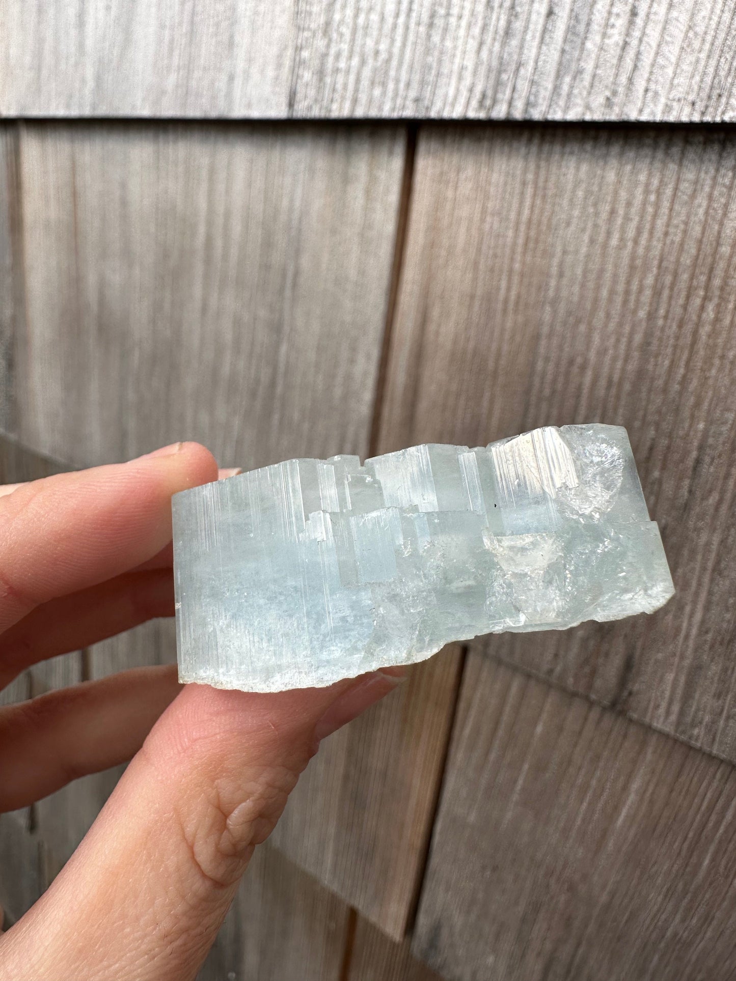 Large Complete Aquamarine Crystal from Nagar Valley Pakistan