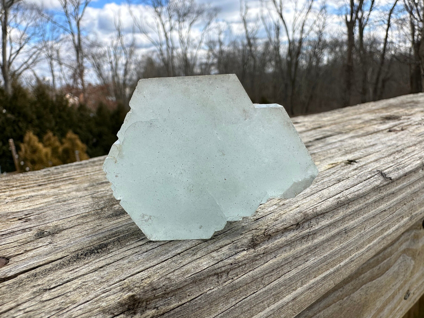 Large Complete Aquamarine Crystal from Nagar Valley Pakistan