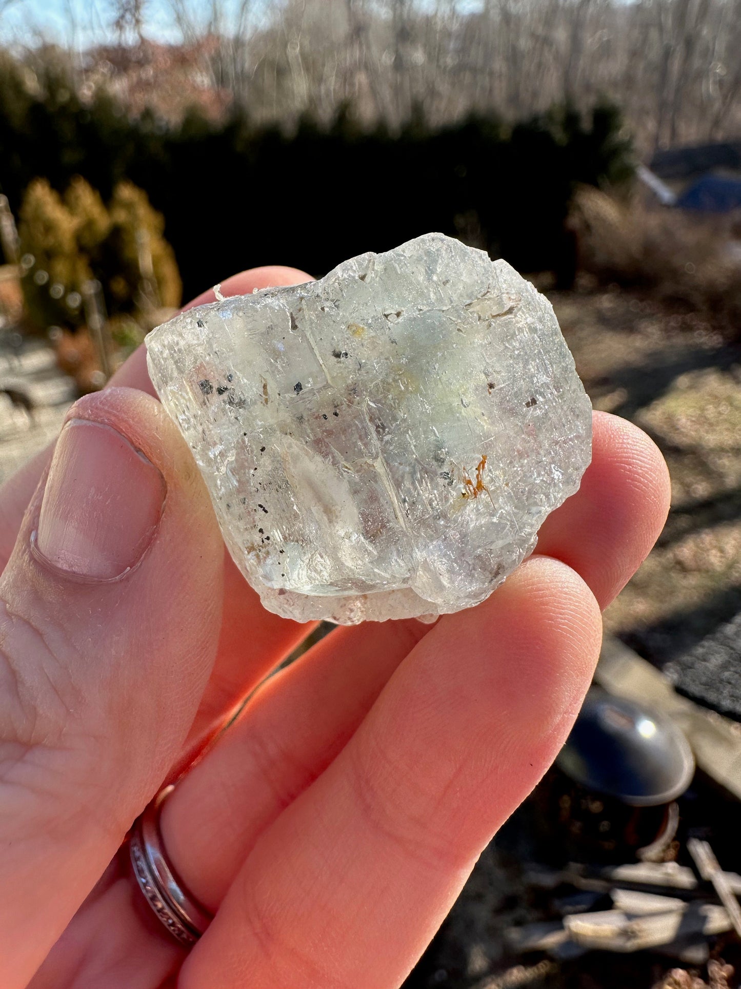 Blue Topaz Crystal from Brazil
