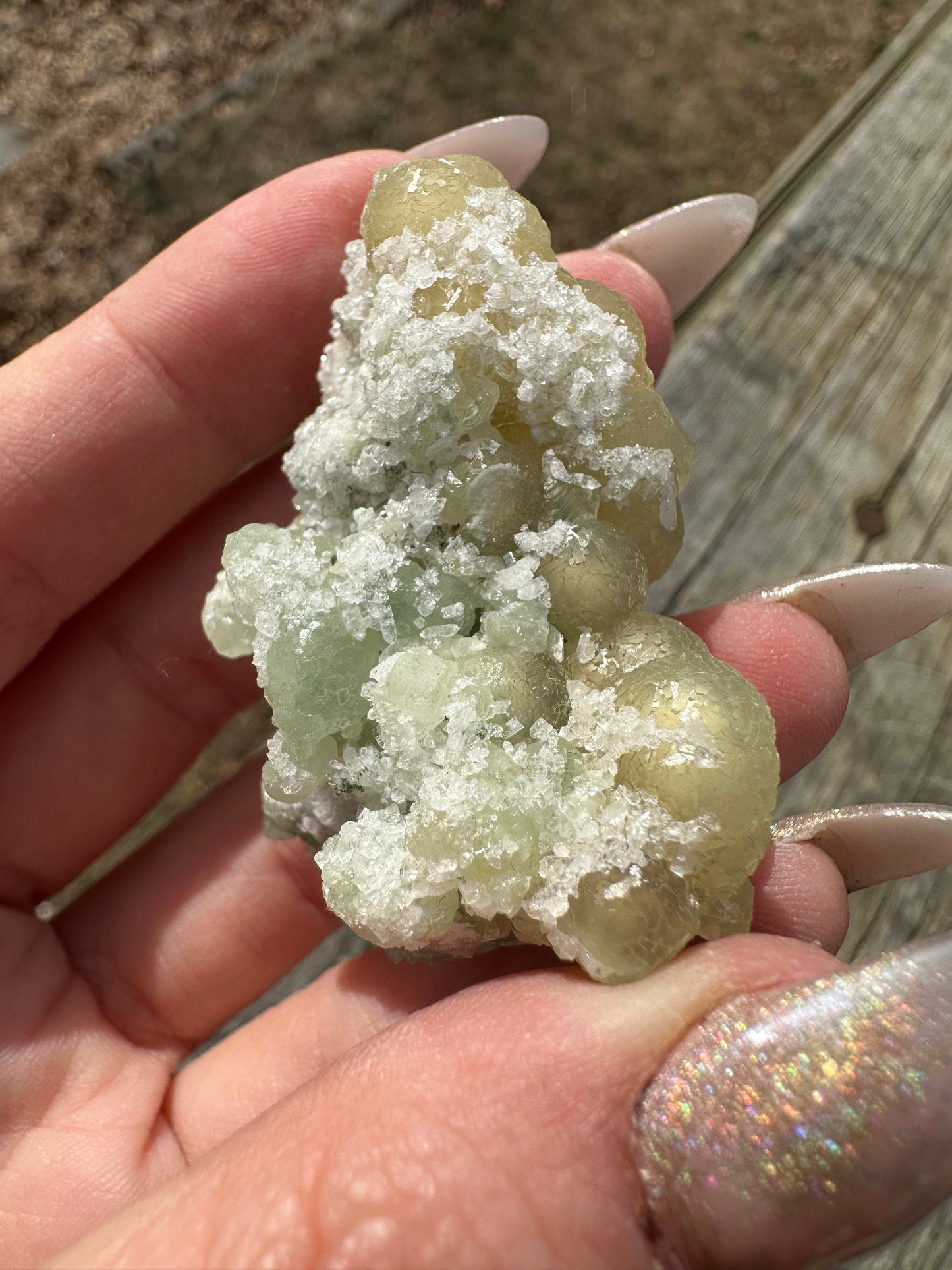Prehnite from O&G Quarry Connecticut USA