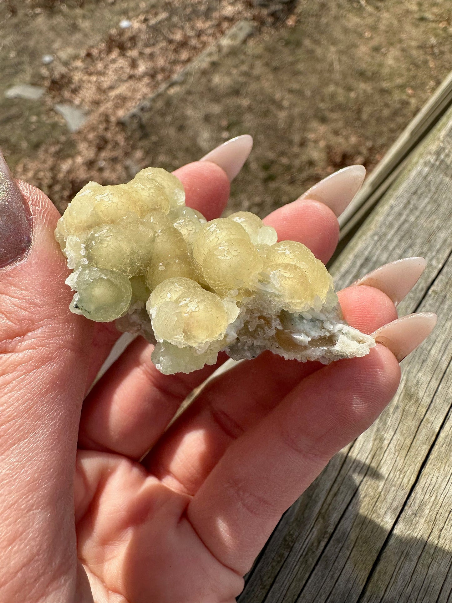 Prehnite from O&G Quarry Connecticut USA