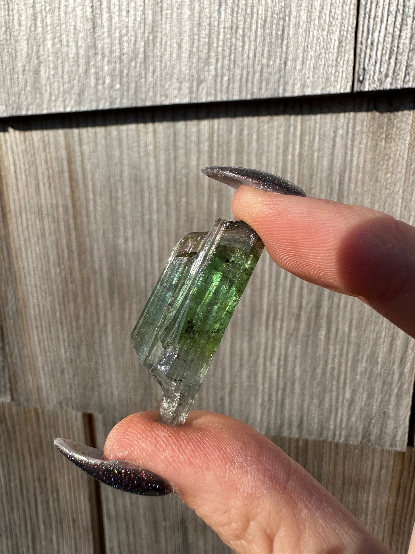 Parti-Colored Tourmaline Crystals from Aricanga Mine, Brazil