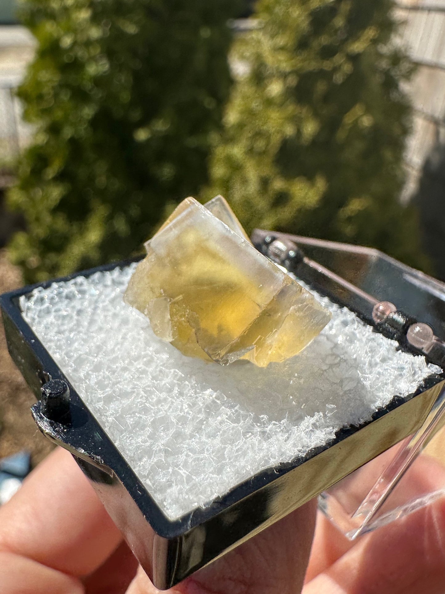 Yellow Fluorite from Bull Vein Pocket at Lady Annabella Mine UK