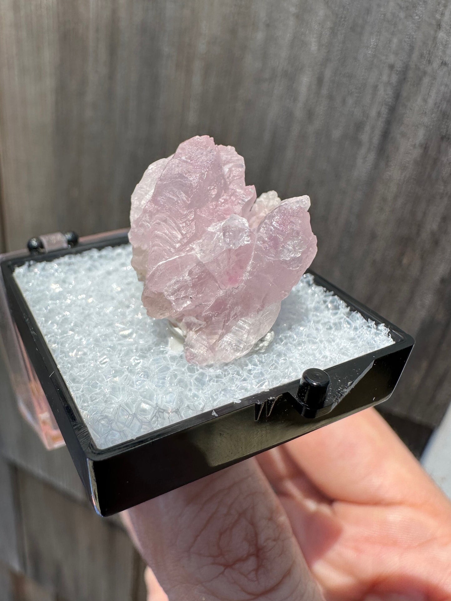 Elestial Rose Quartz from Brazil