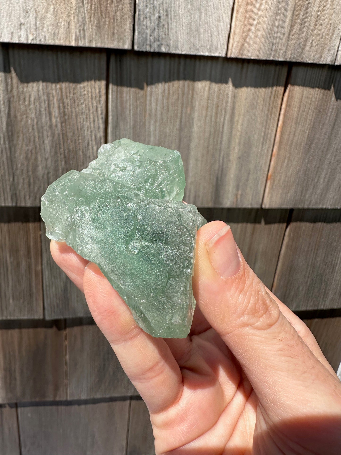 Cabinet Etched Green Cubic Fluorite from Xianghualing Mine China