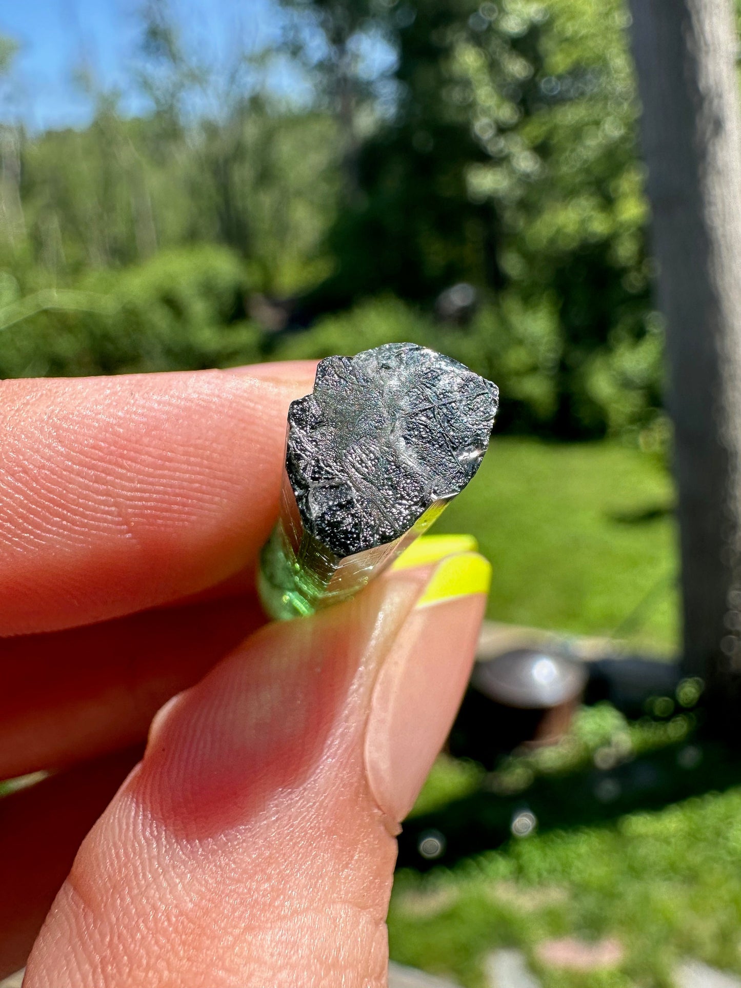 Gem Elbaite Tourmaline Crystal from Brazil