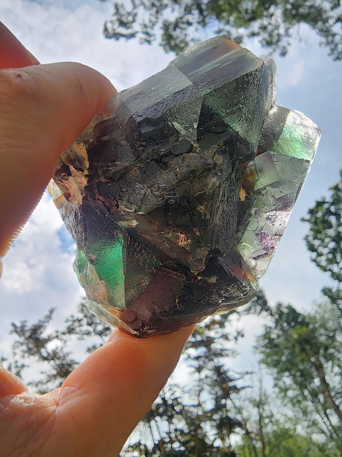 Fluorite from Erongo, Namibia