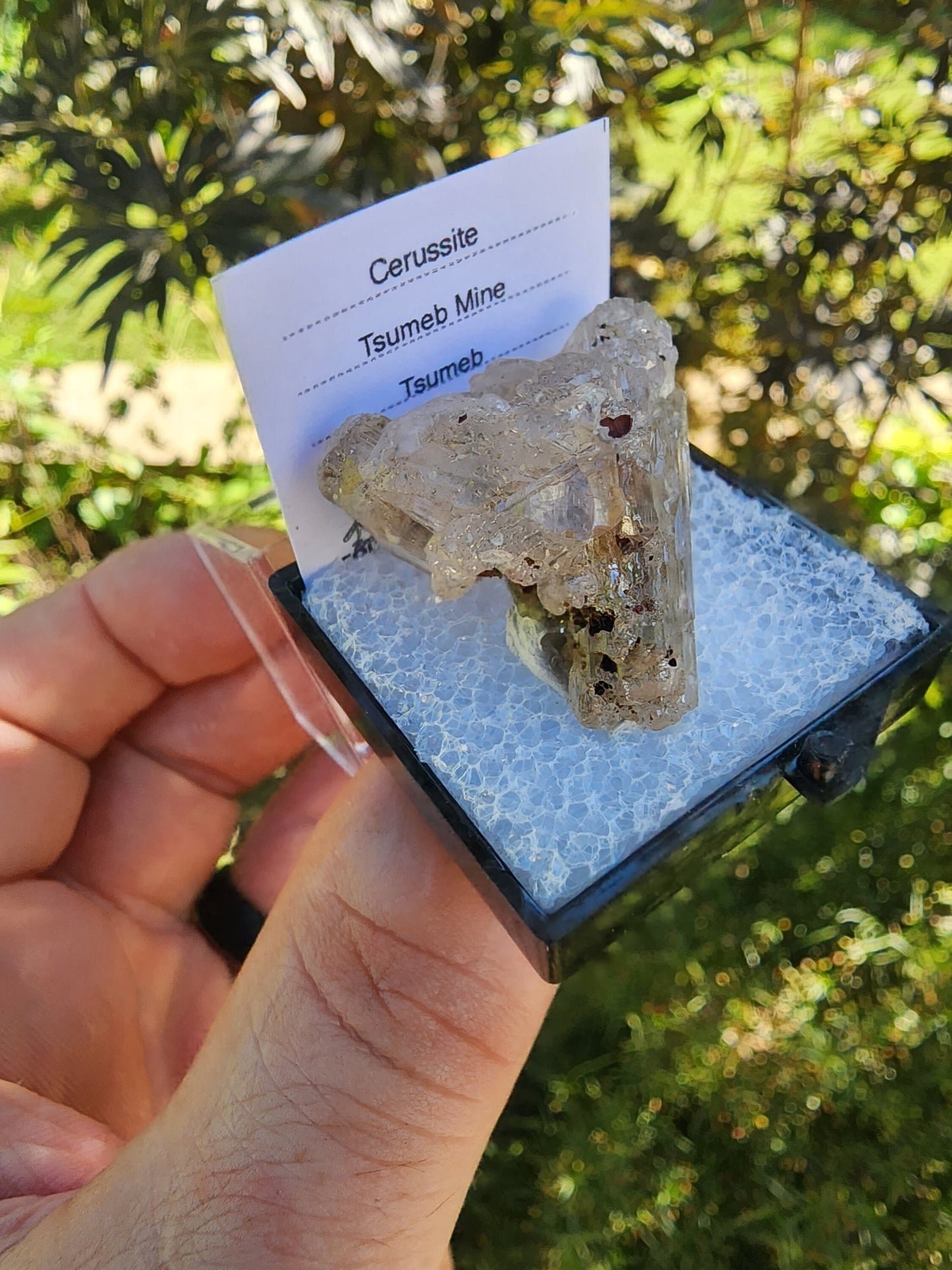 Cerussite from Tsumeb, Namibia