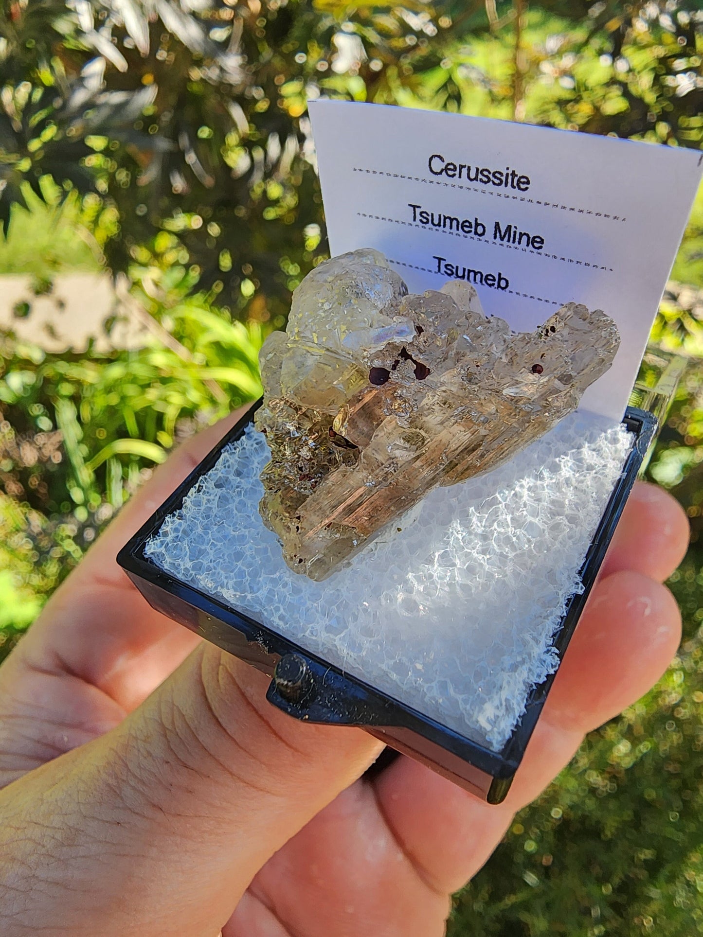 Cerussite from Tsumeb, Namibia