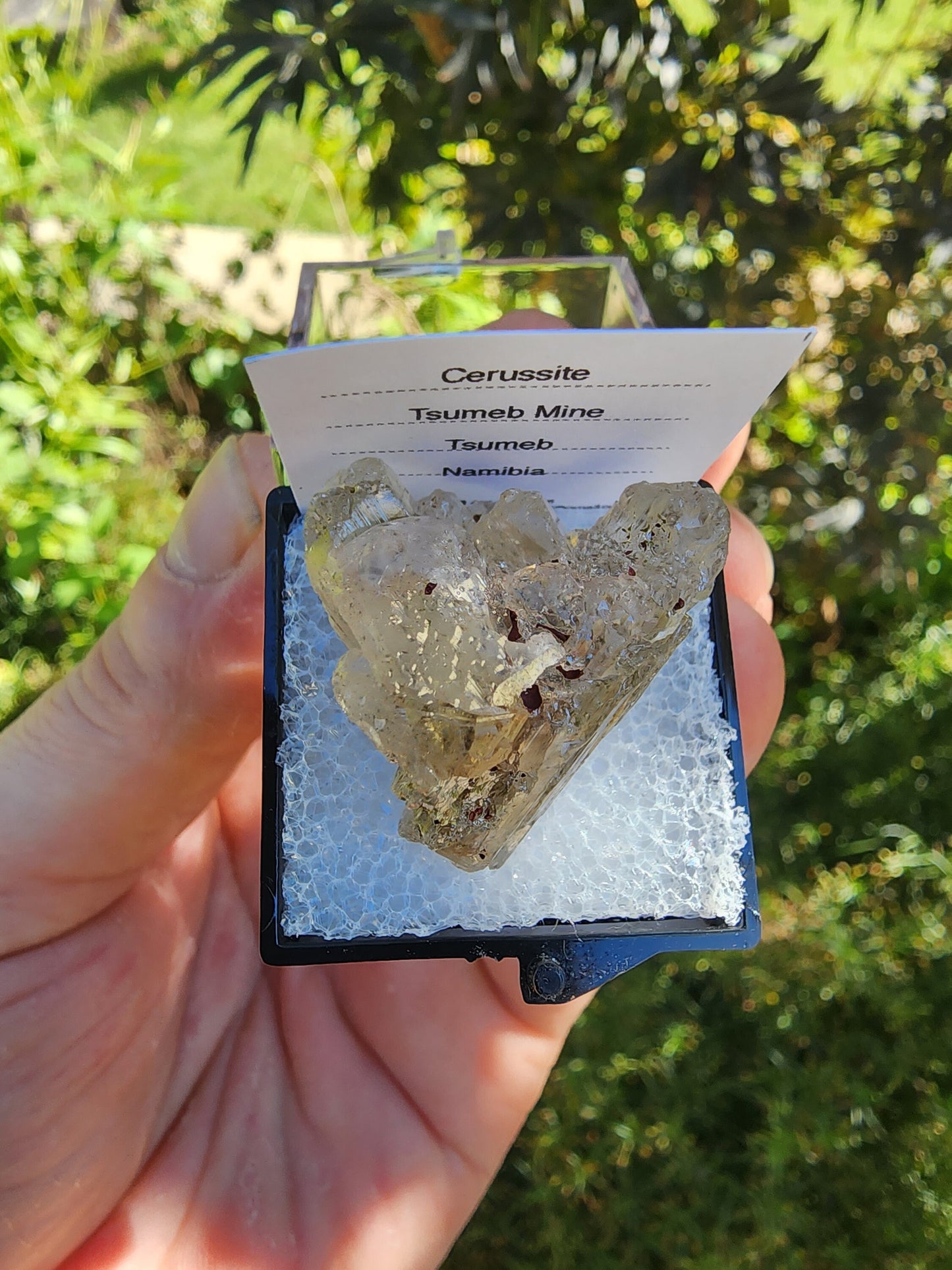 Cerussite from Tsumeb, Namibia