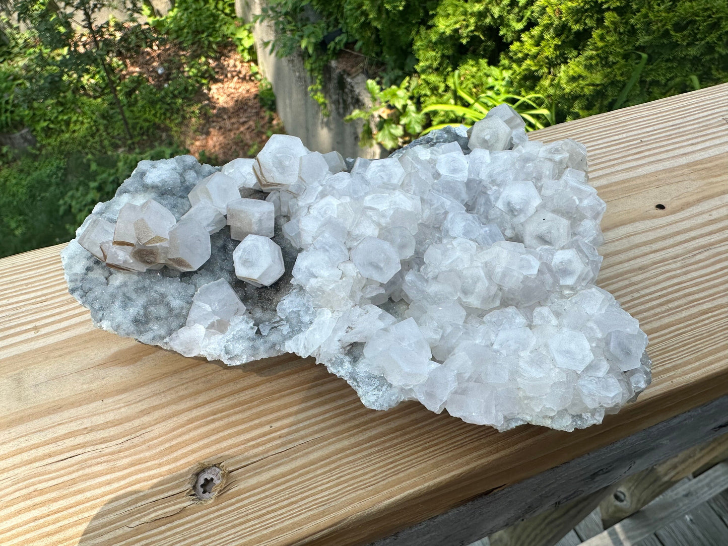 Calcite Crystals on Matrix from Xianghualing Mine China