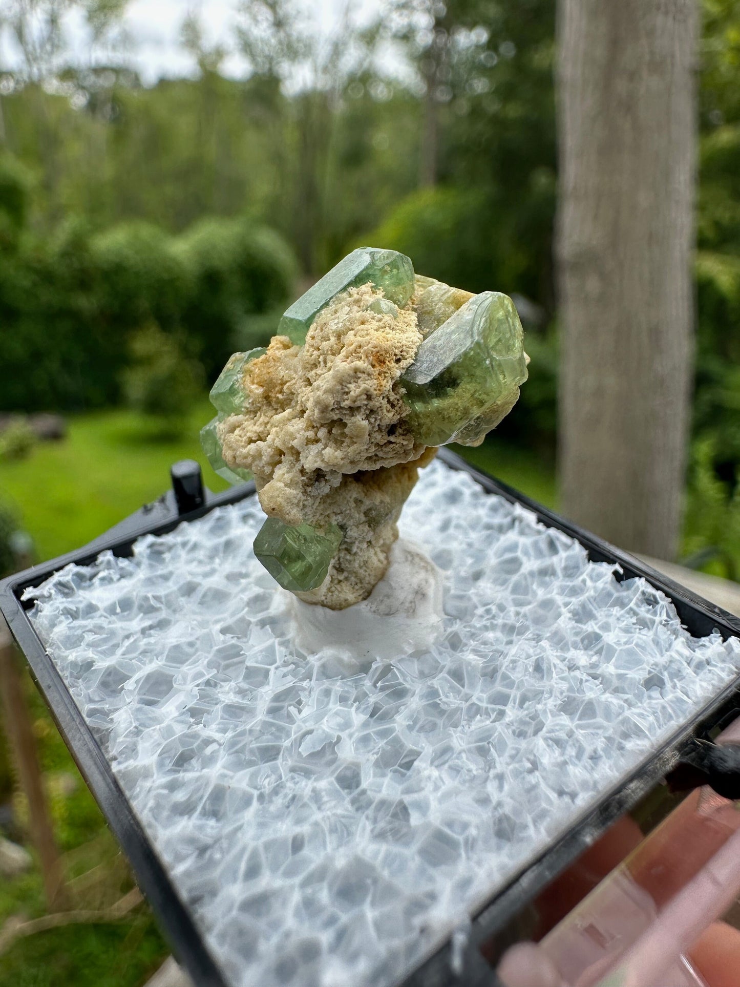 Demantoid Garnets on Matrix from Madagascar