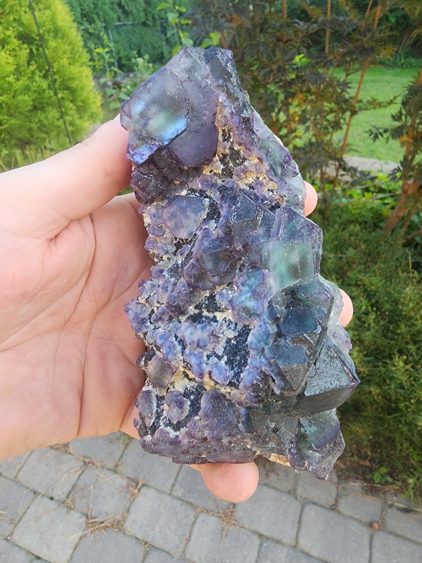 Okorusu Fluorite Large Cabinet Cluster from Namibia