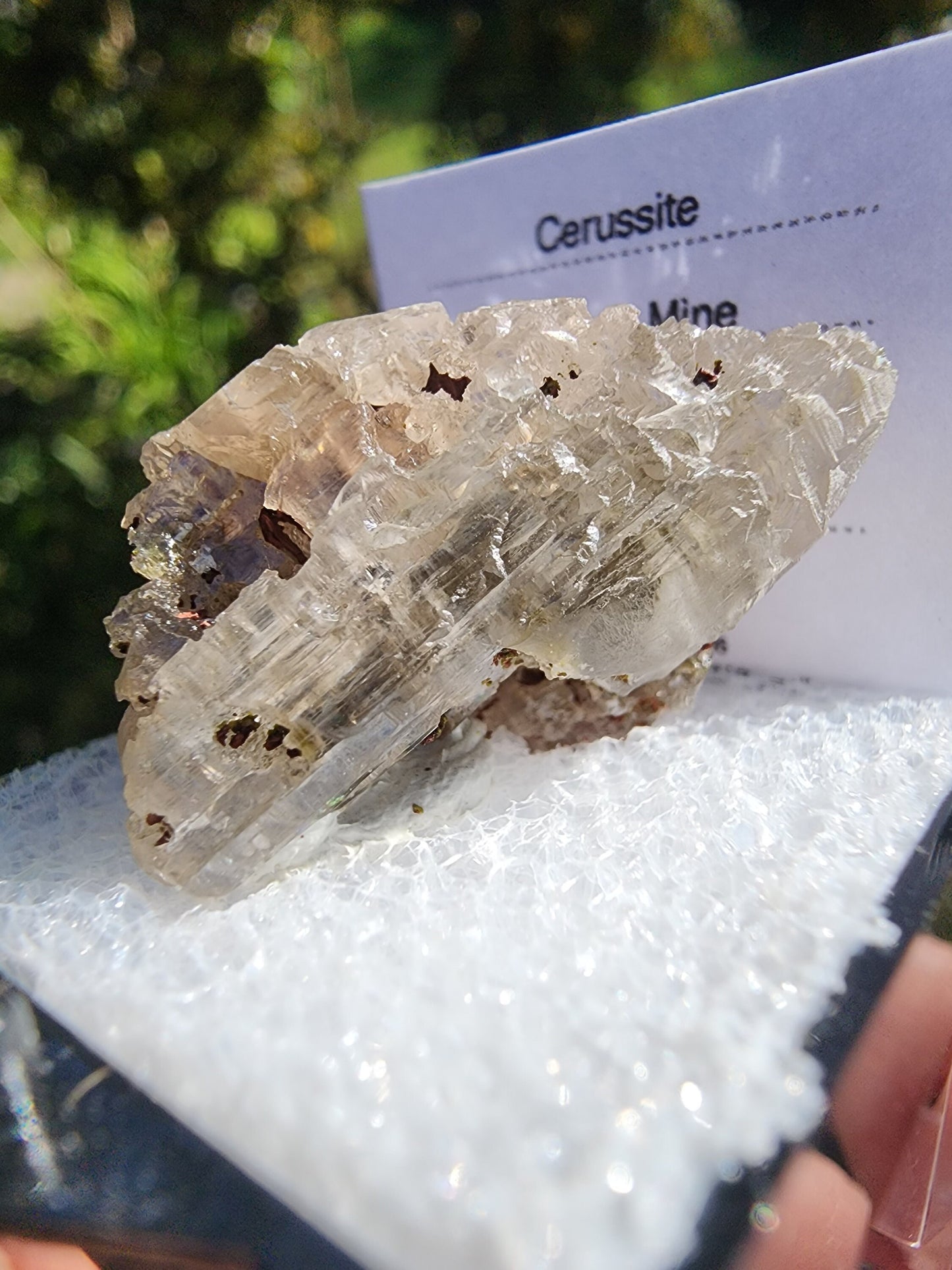 Cerussite from Tsumeb, Namibia