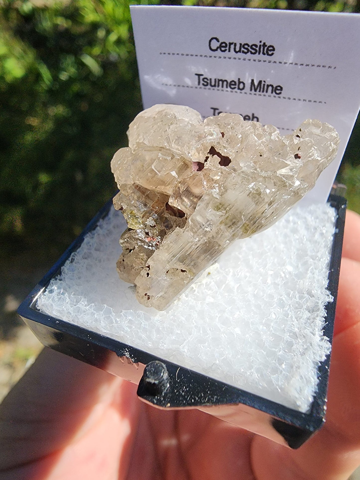 Cerussite from Tsumeb, Namibia