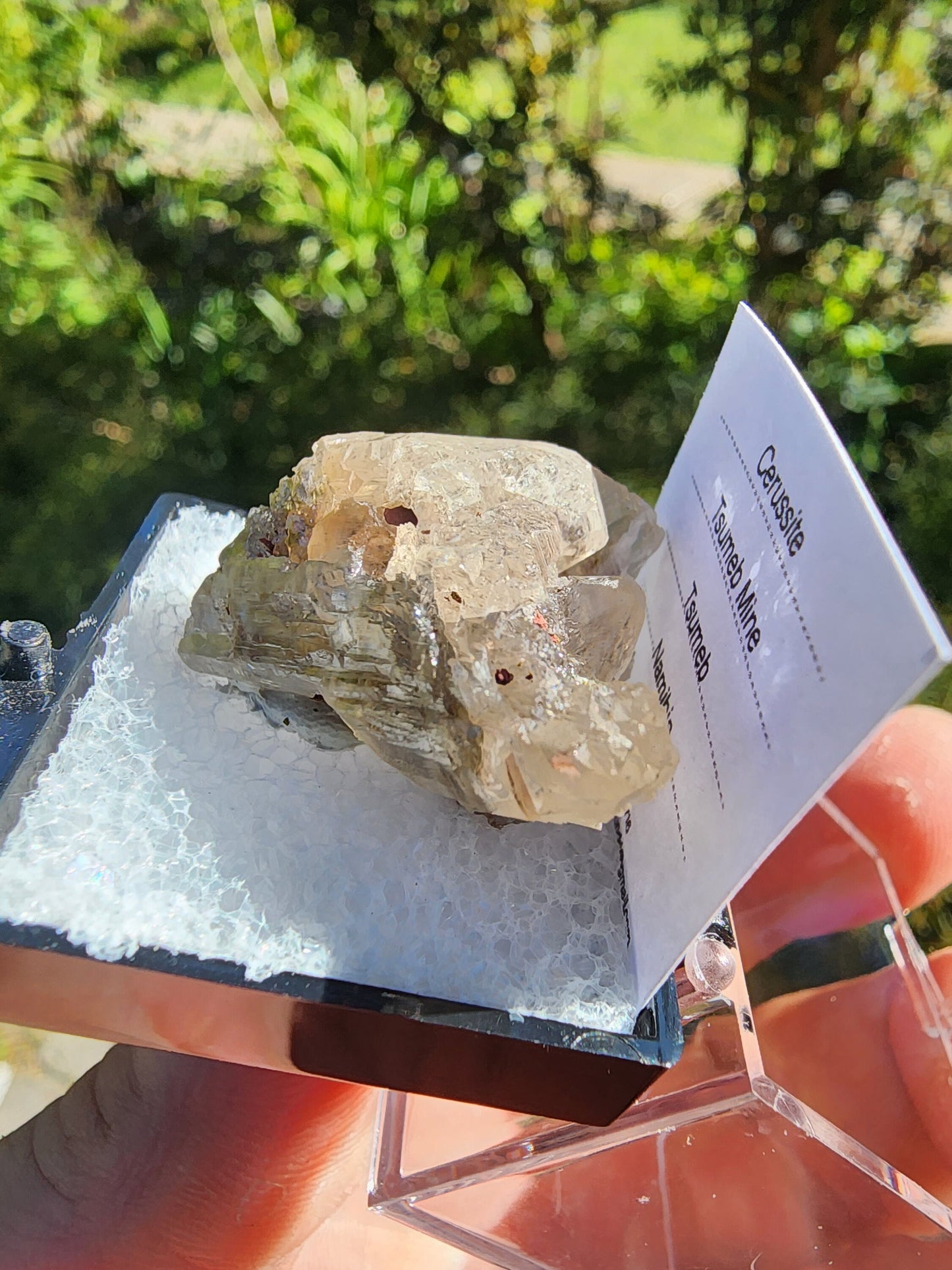 Cerussite from Tsumeb, Namibia