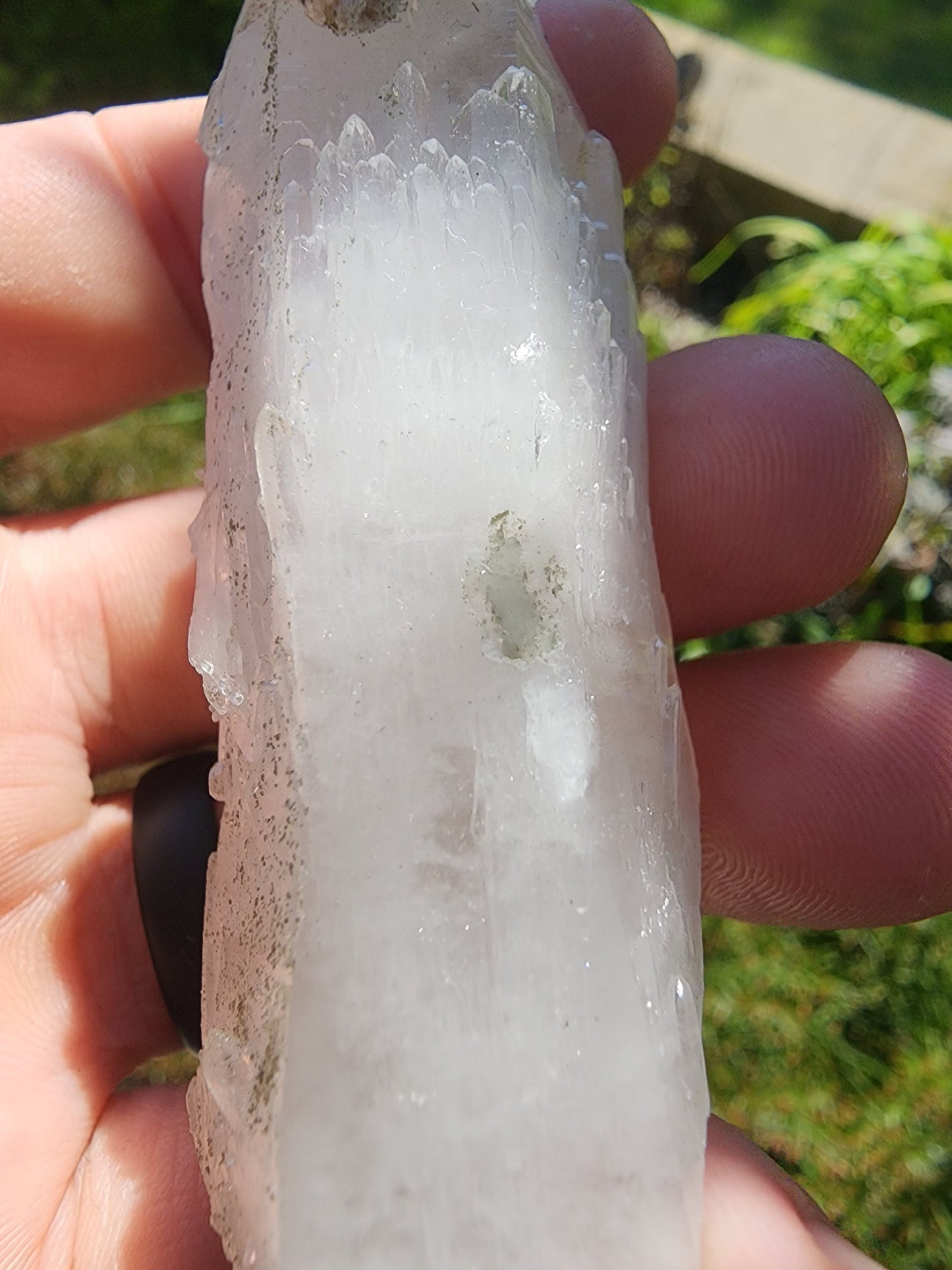 Yaogangxian Fluorite on Quartz from Yaogangxian Mine, China