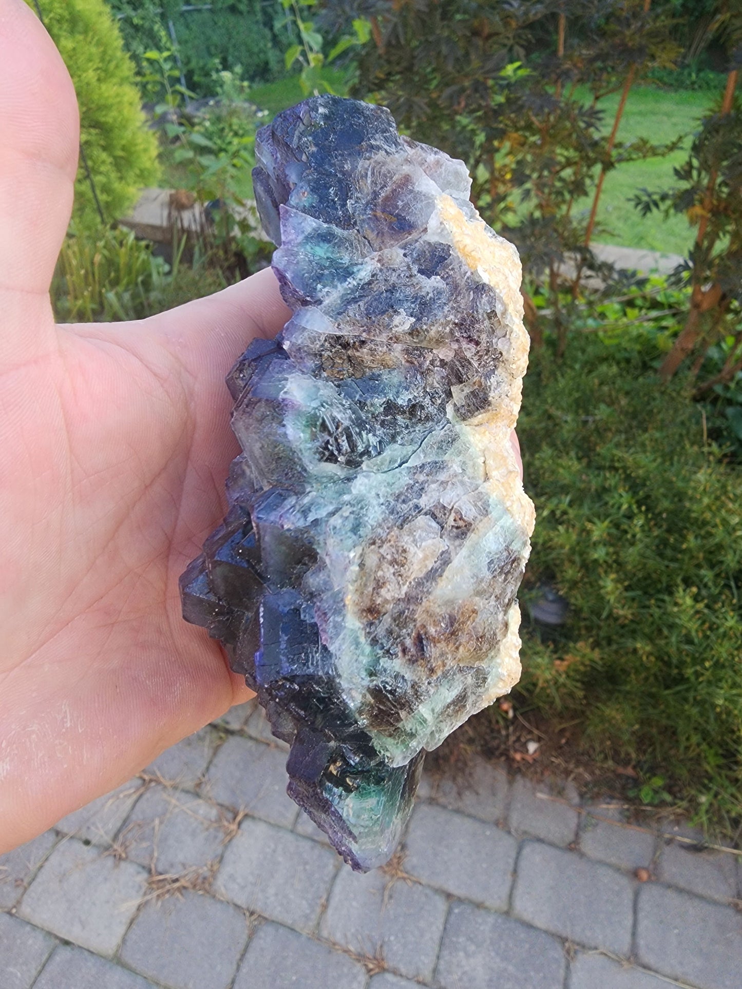 Okorusu Fluorite Large Cabinet Cluster from Namibia