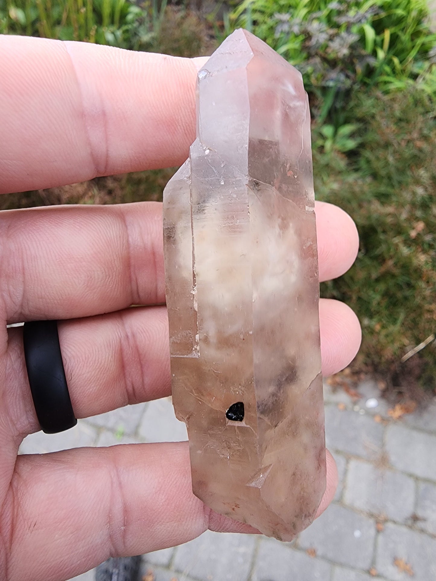 Watermelon Tourmaline in Quartz from Minas Gerais, Brazil