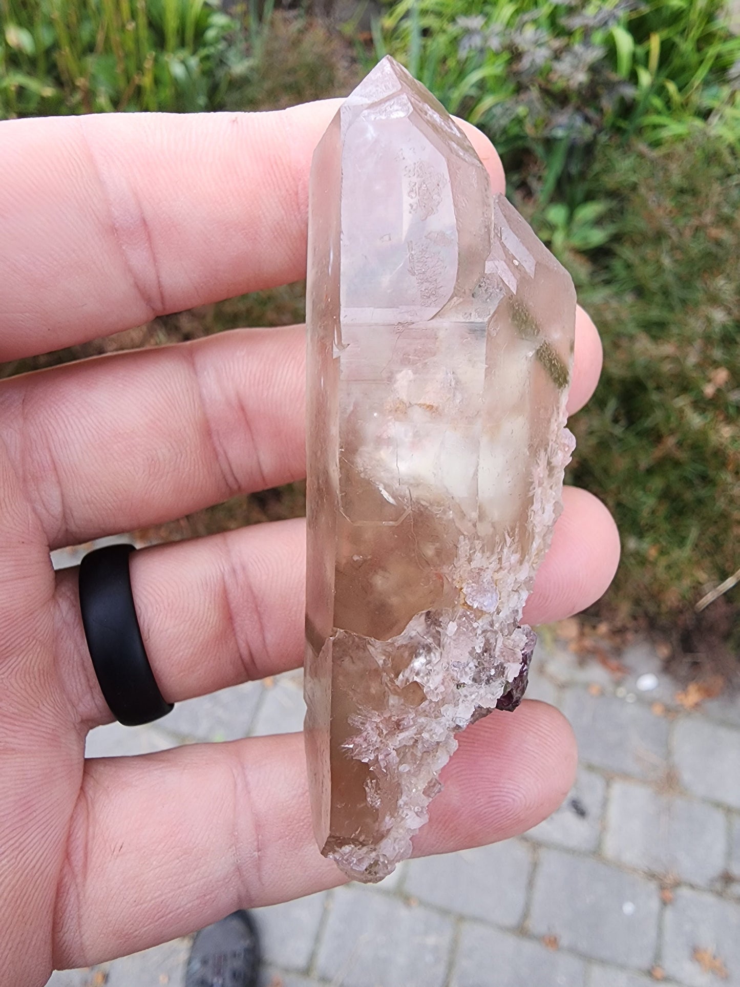 Watermelon Tourmaline in Quartz from Minas Gerais, Brazil