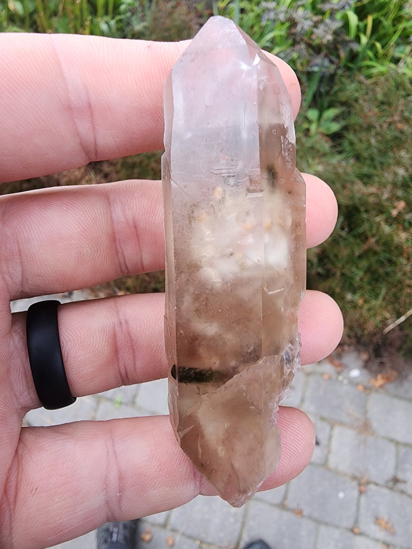 Watermelon Tourmaline in Quartz from Minas Gerais, Brazil