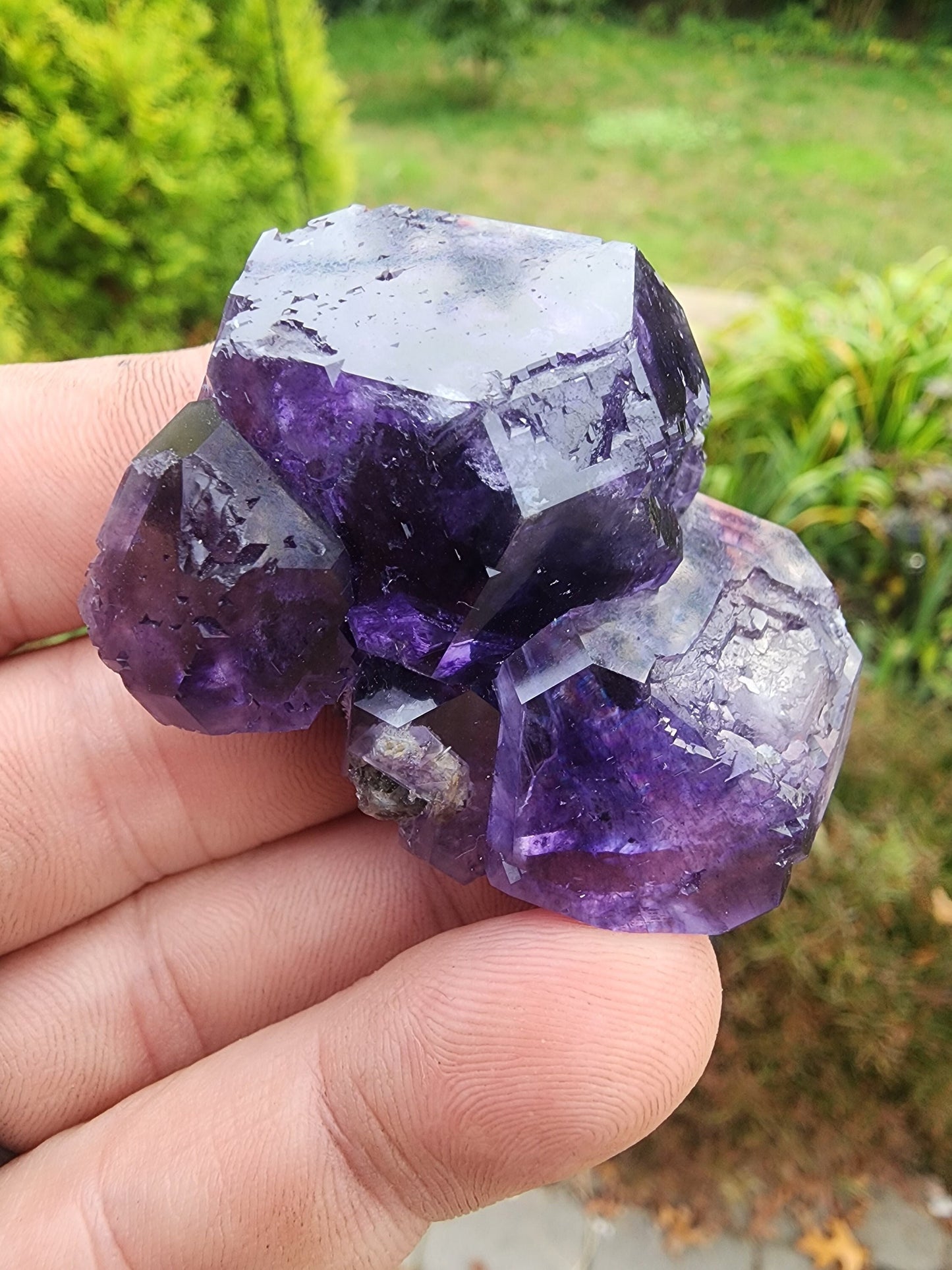 Purple Blue "Tanzanite" Fluorite from Xia Yang Mine China