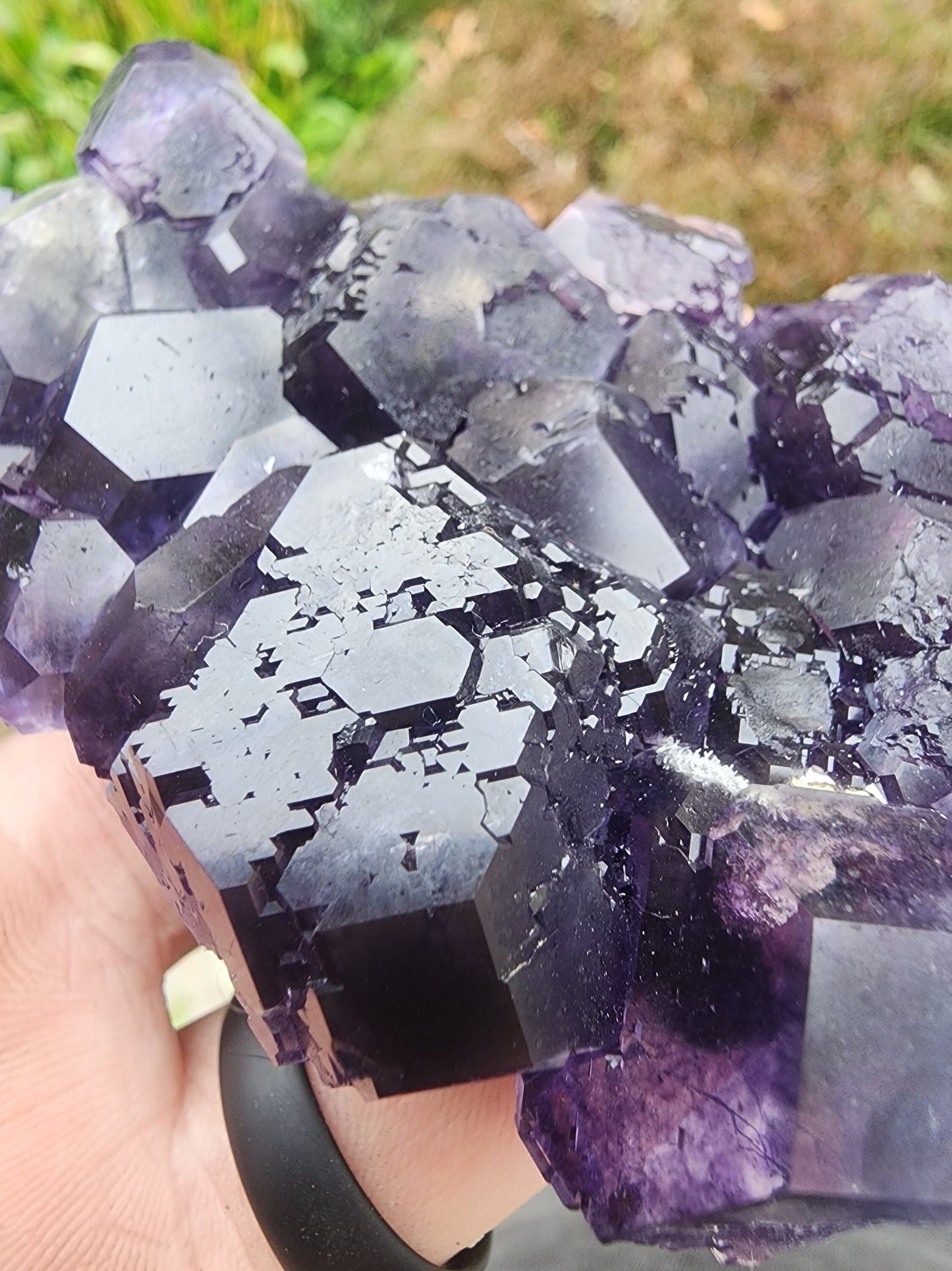 Purple Blue "Tanzanite" Fluorite from Xia Yang Mine China
