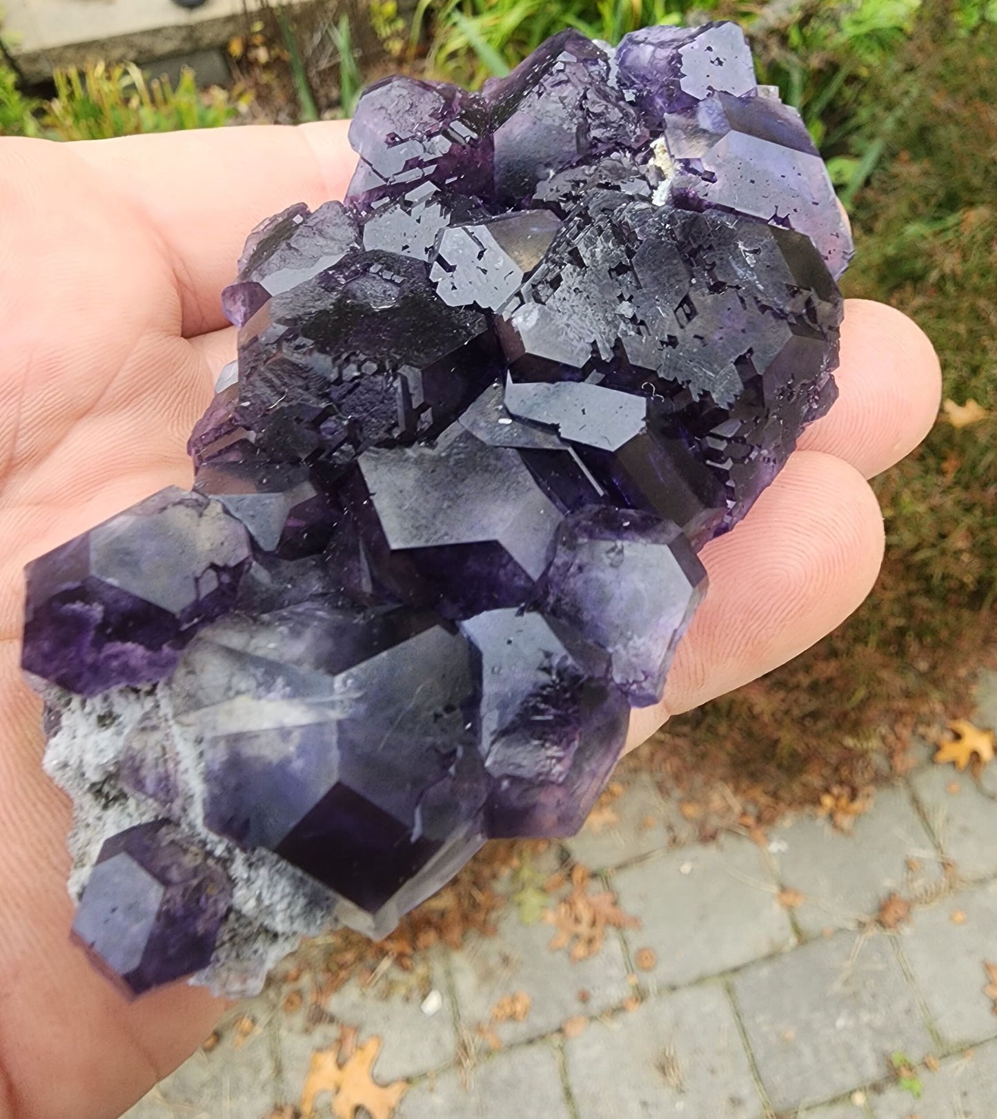 Purple Blue "Tanzanite" Fluorite from Xia Yang Mine China