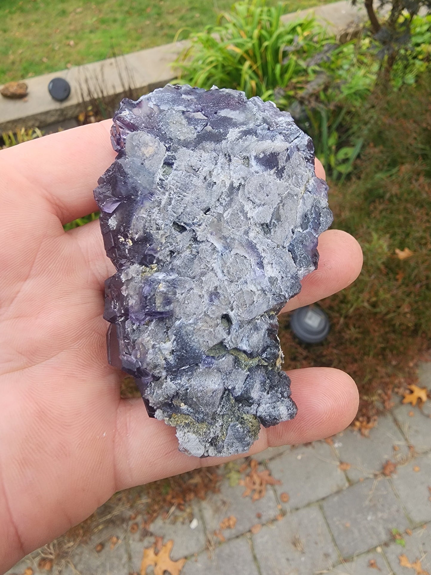 Purple Blue "Tanzanite" Fluorite from Xia Yang Mine China
