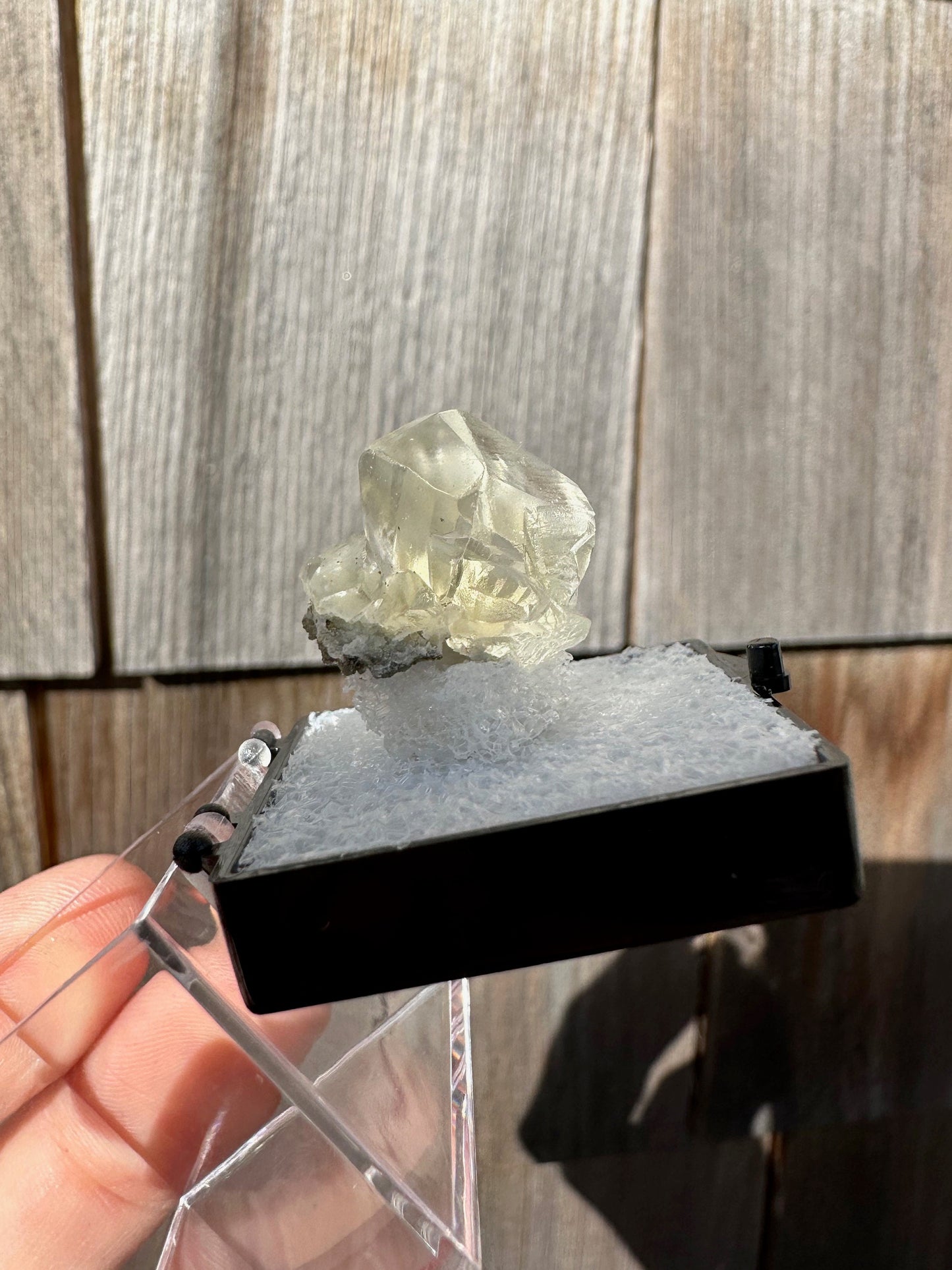 Calcite Crystal from Sokolovskoe Iron Mine Russia