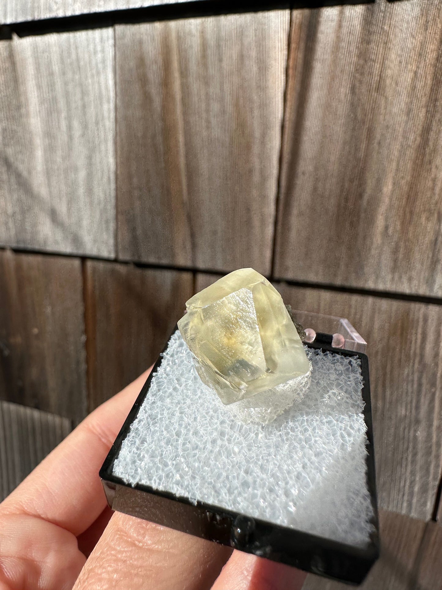 Calcite Crystal from Sokolovskoe Iron Mine Russia