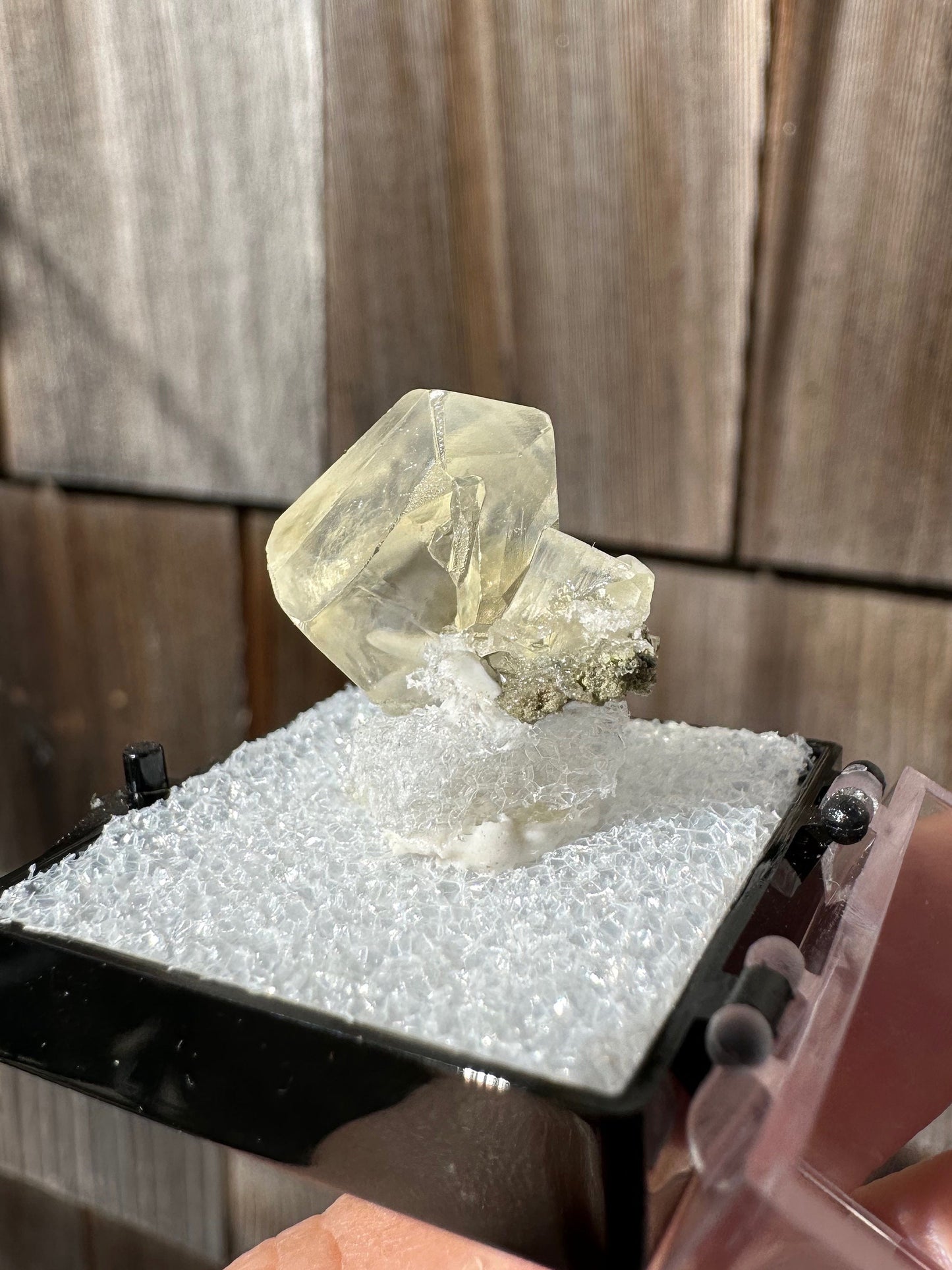 Calcite Crystal from Sokolovskoe Iron Mine Russia