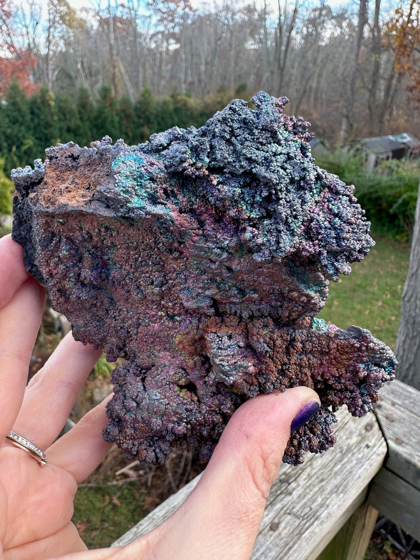 Large Cabinet Iridescent Turgite from Malaysia
