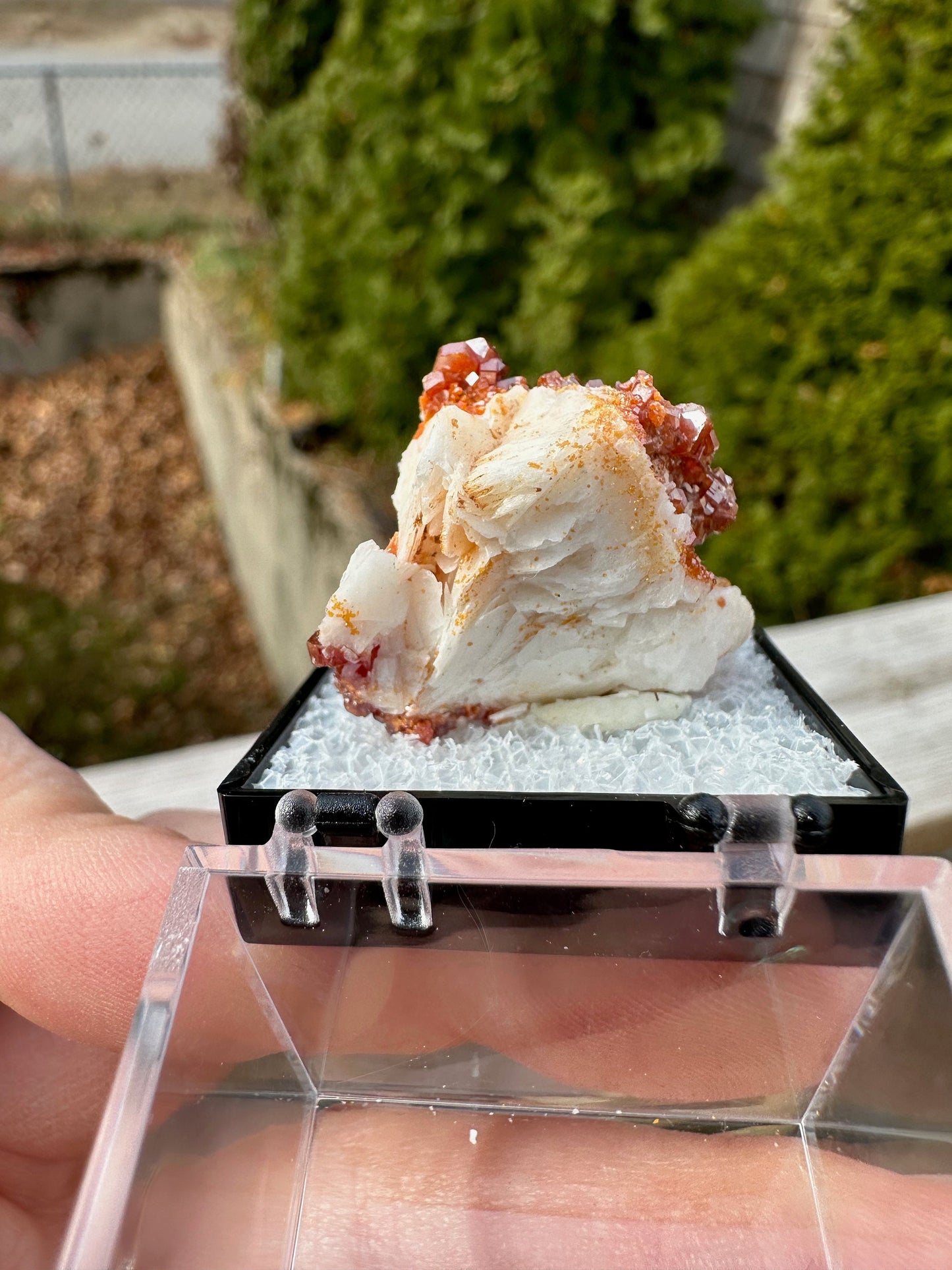 Bright Red Vanadinite Crystals from Morocco