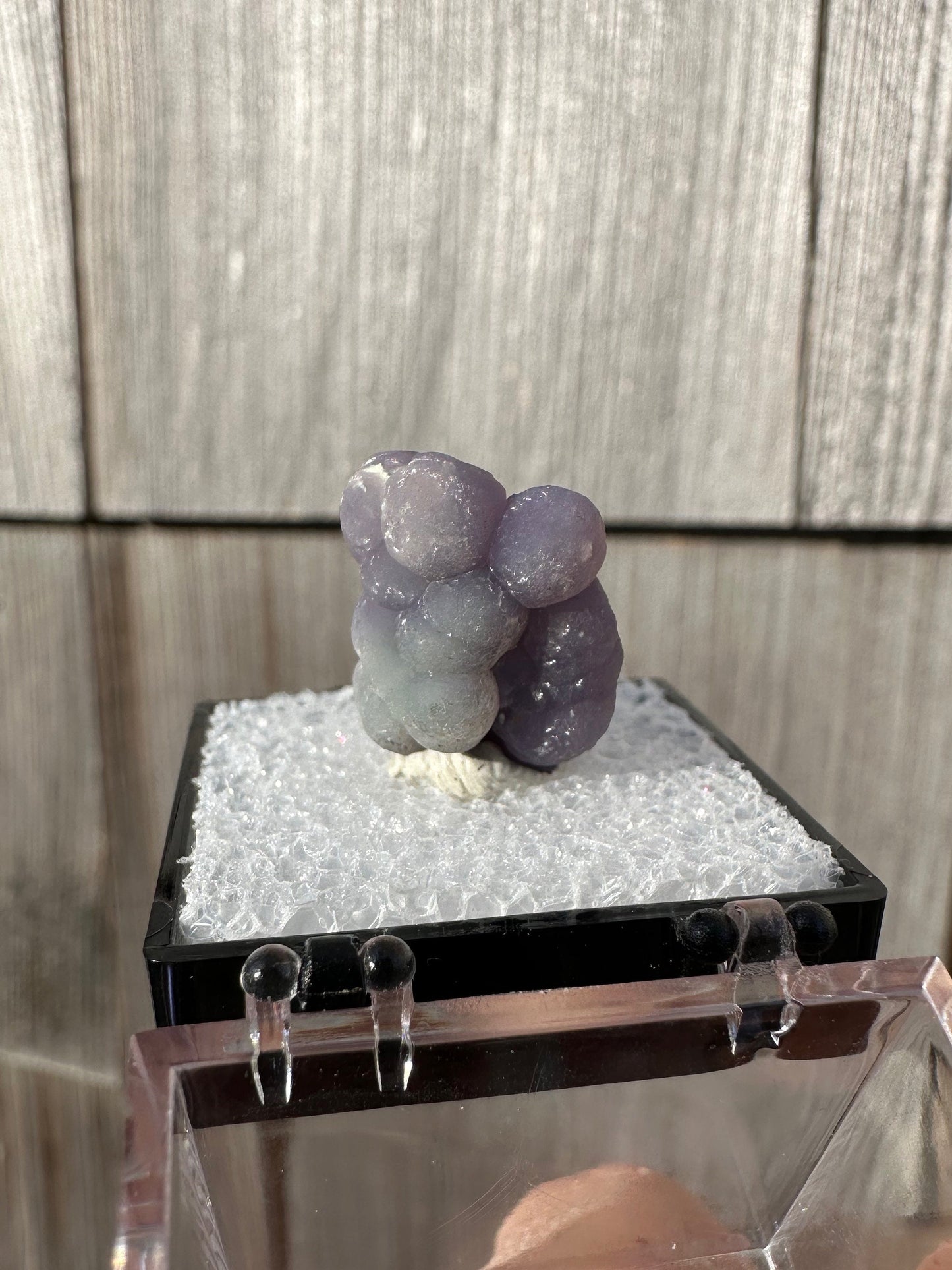 Botryoidal Purple Chalcedony Grape Agate from Indonesia