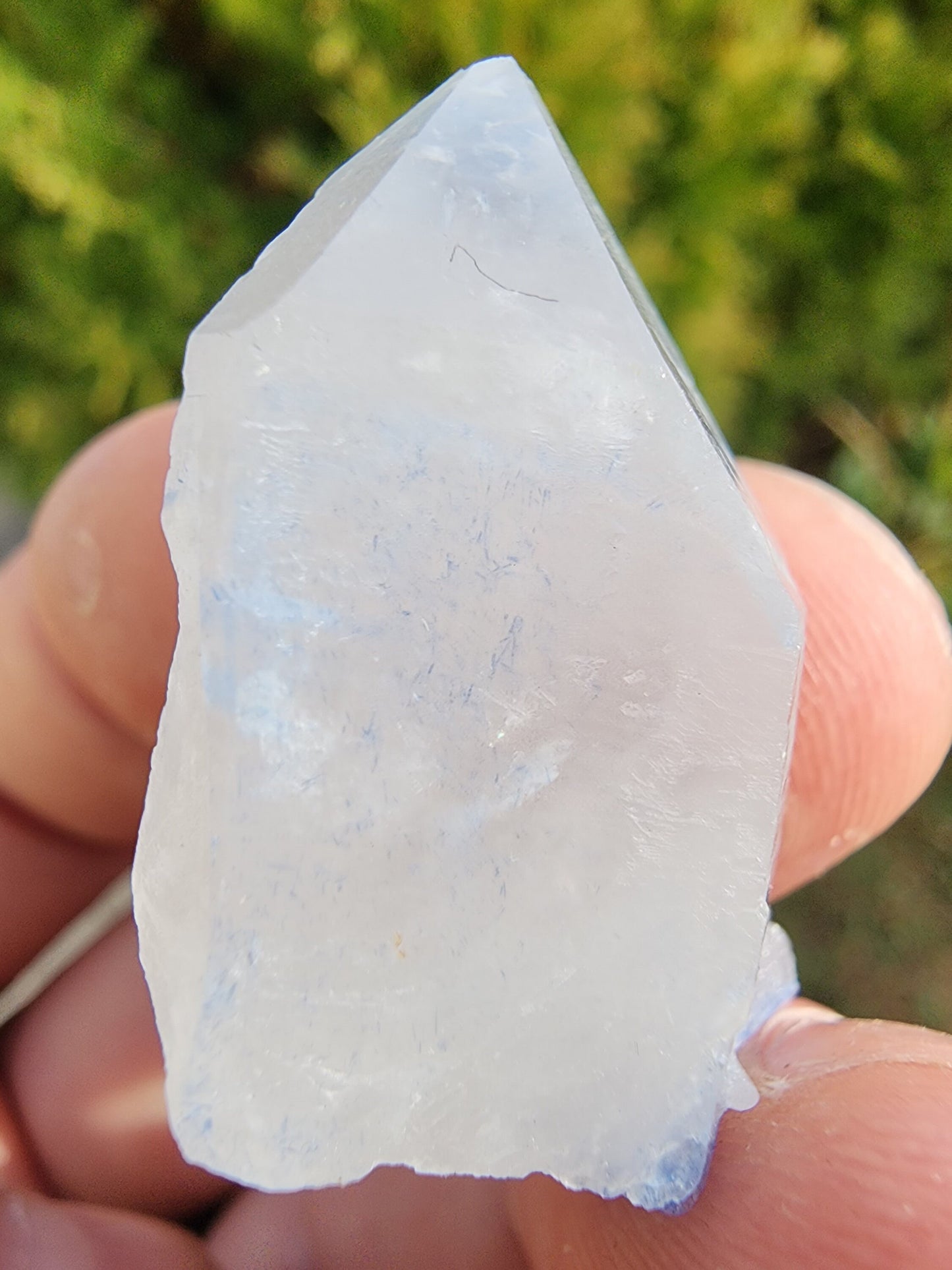 Quartz with Dumortierite Inclusions from Bahia, Brazil