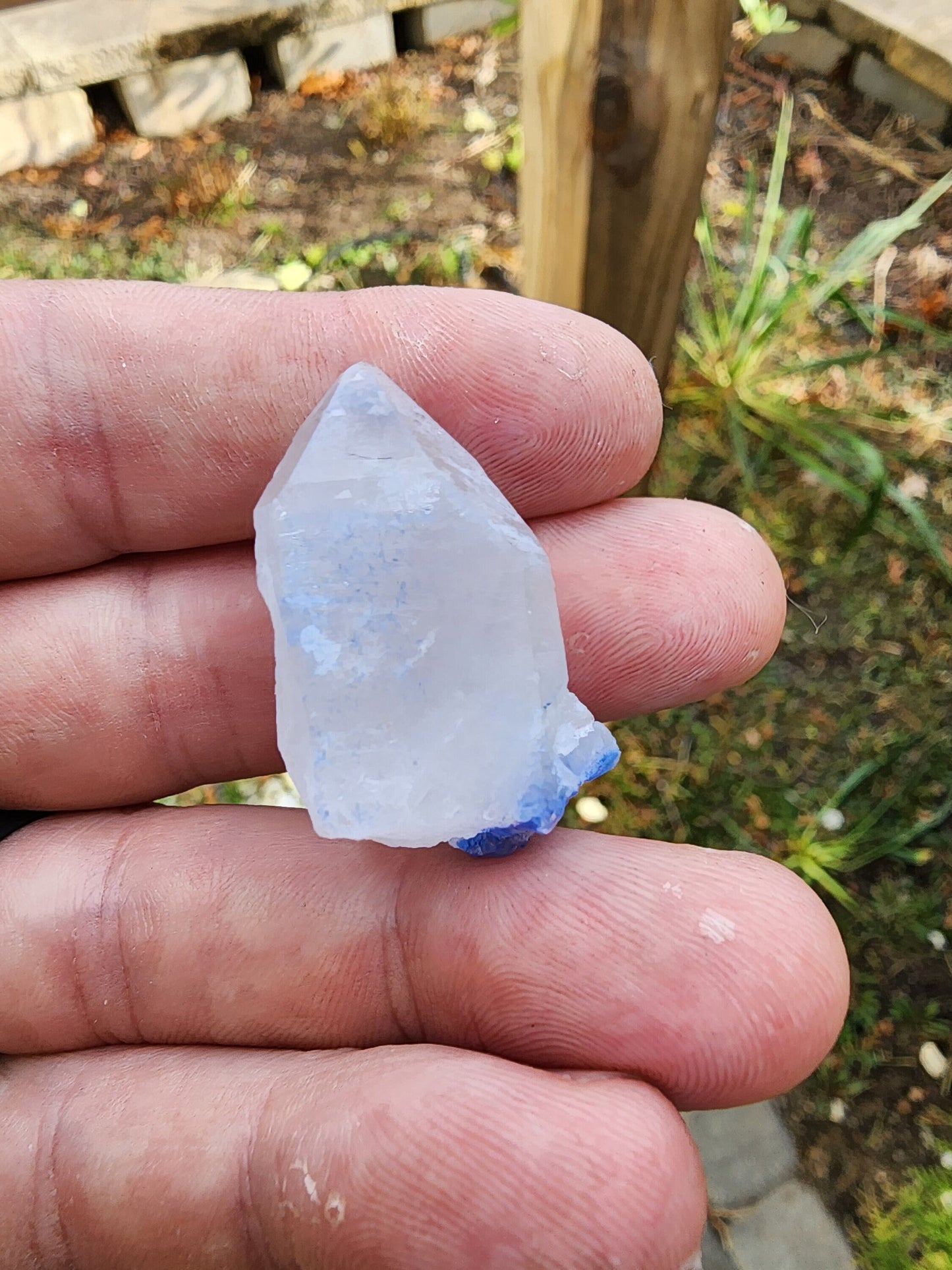 Quartz with Dumortierite Inclusions from Bahia, Brazil