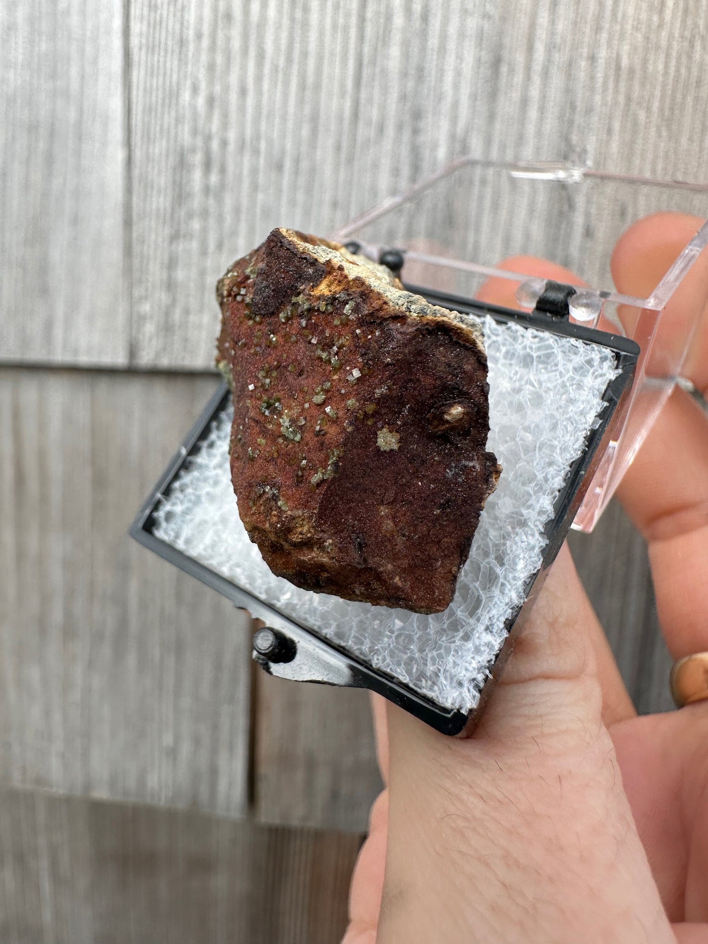 Pharmacosiderite Crystals on Matrix from Nevada USA