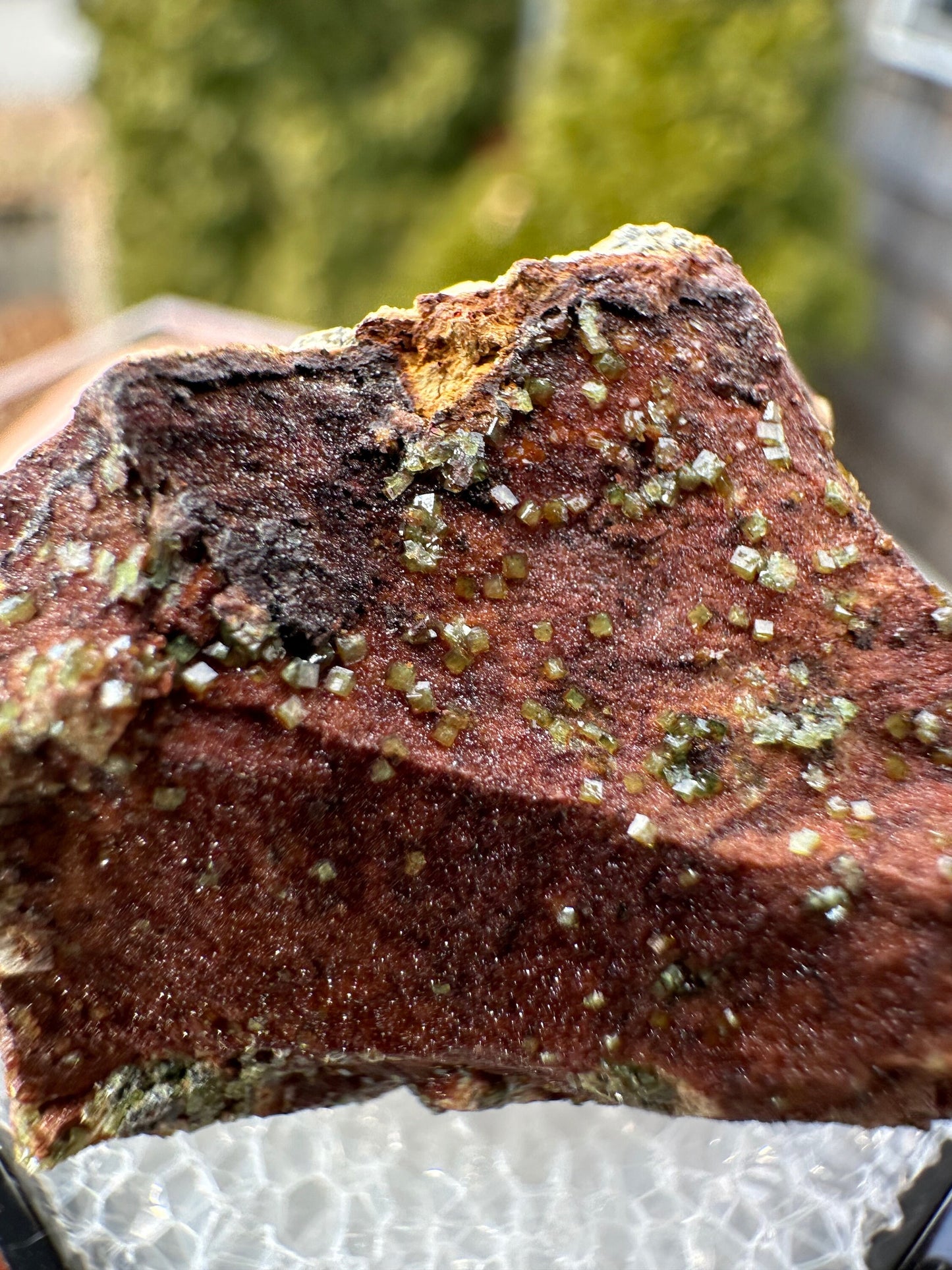 Pharmacosiderite Crystals on Matrix from Nevada USA