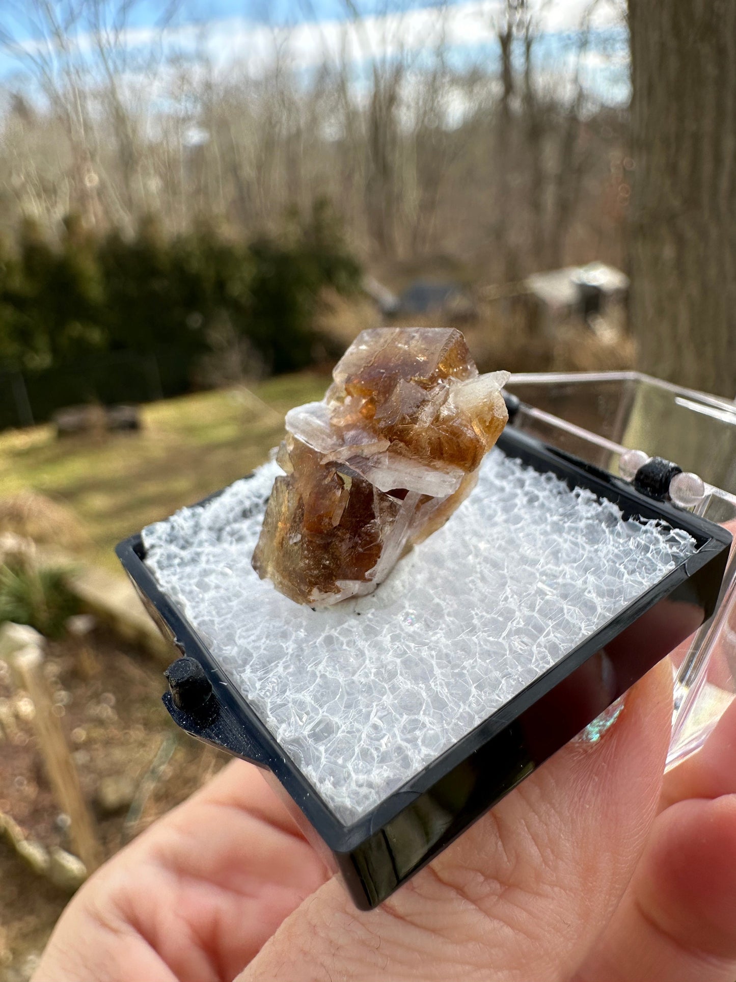 Phosphorescent Fluorite with Celestite from Ohio USA