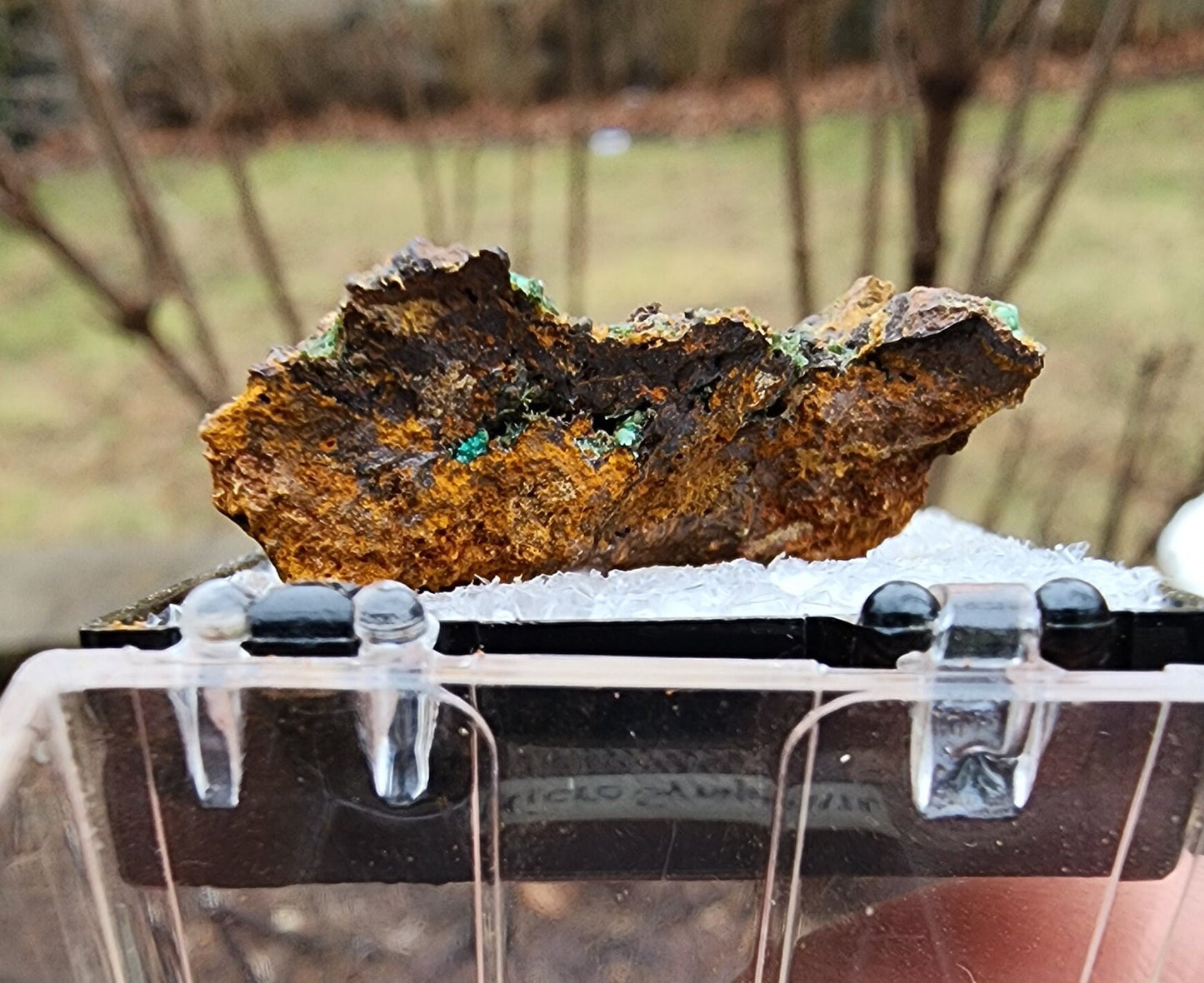 Olivenite with Pharmacosiderite from Gold Hill, Utah