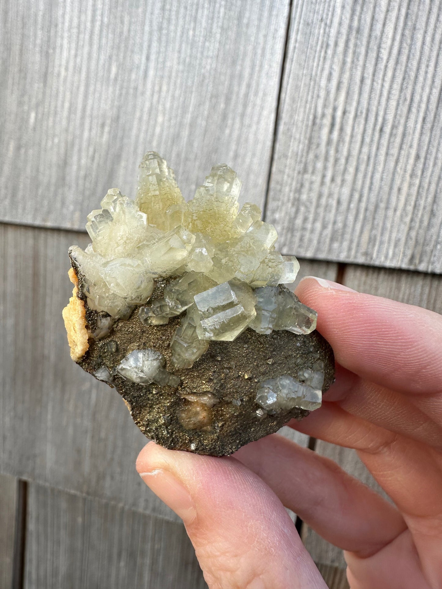 Calcite with Chalcopyrite Matrix from China
