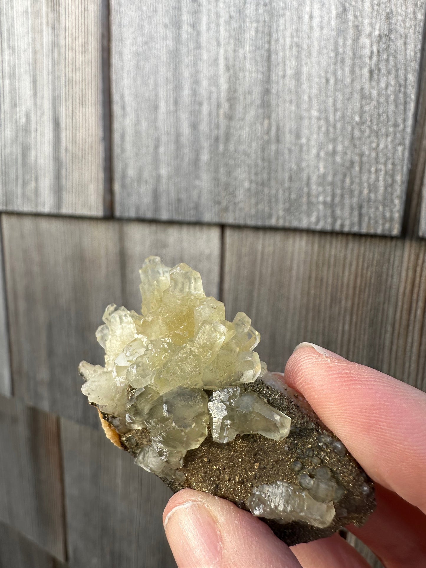 Calcite with Chalcopyrite Matrix from China