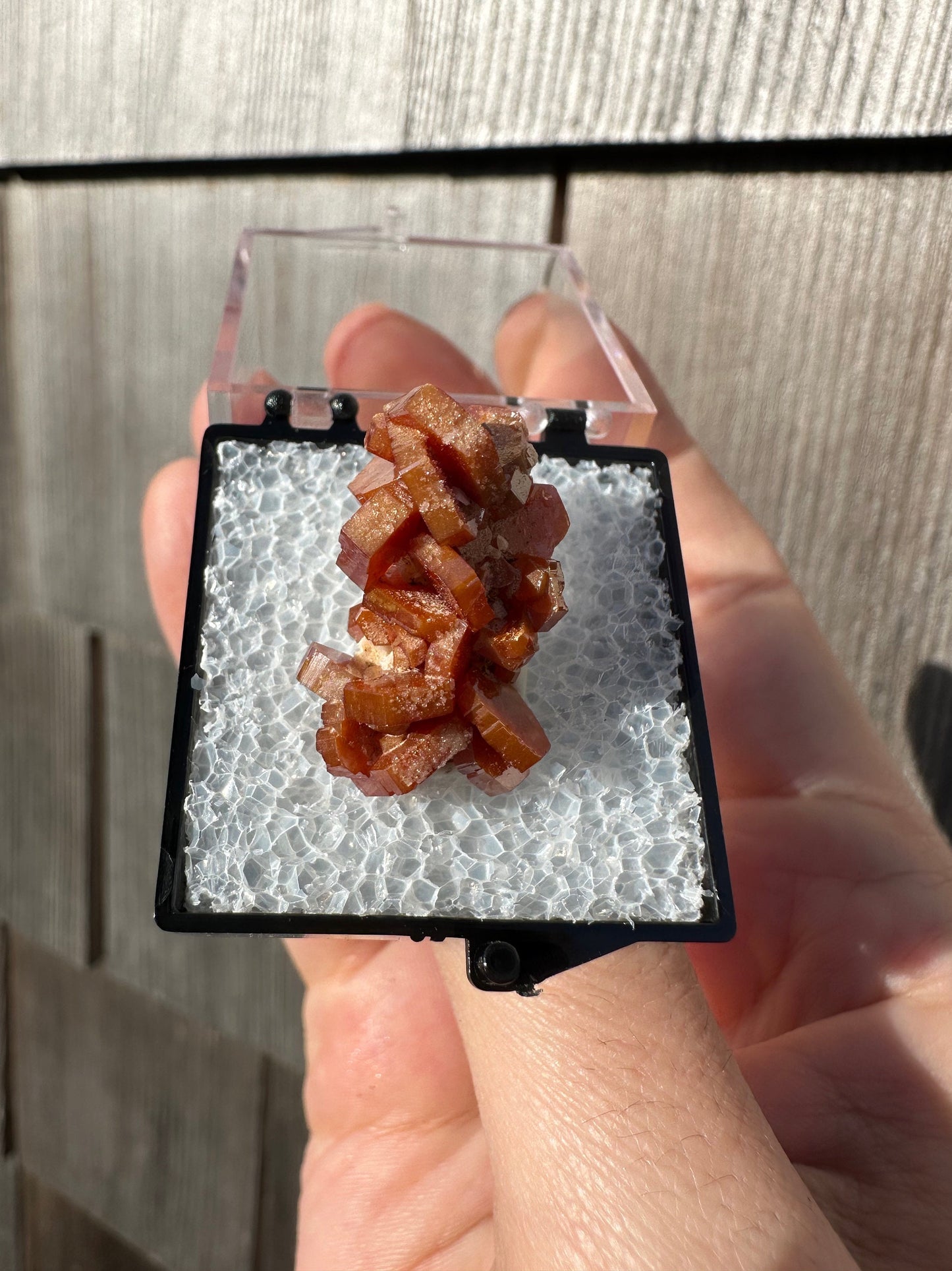 Vanadinite Crystal Cluster from Morocco
