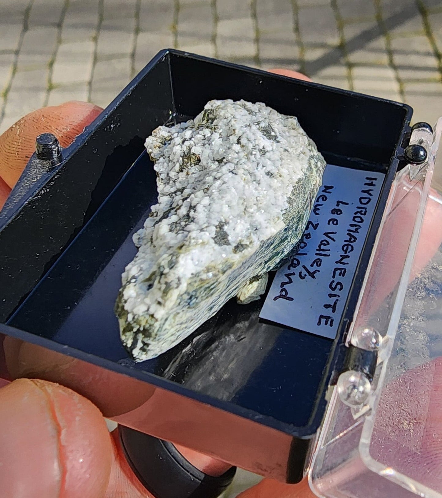 Hydromagnesite from Lee Valley Quarry, New Zealand