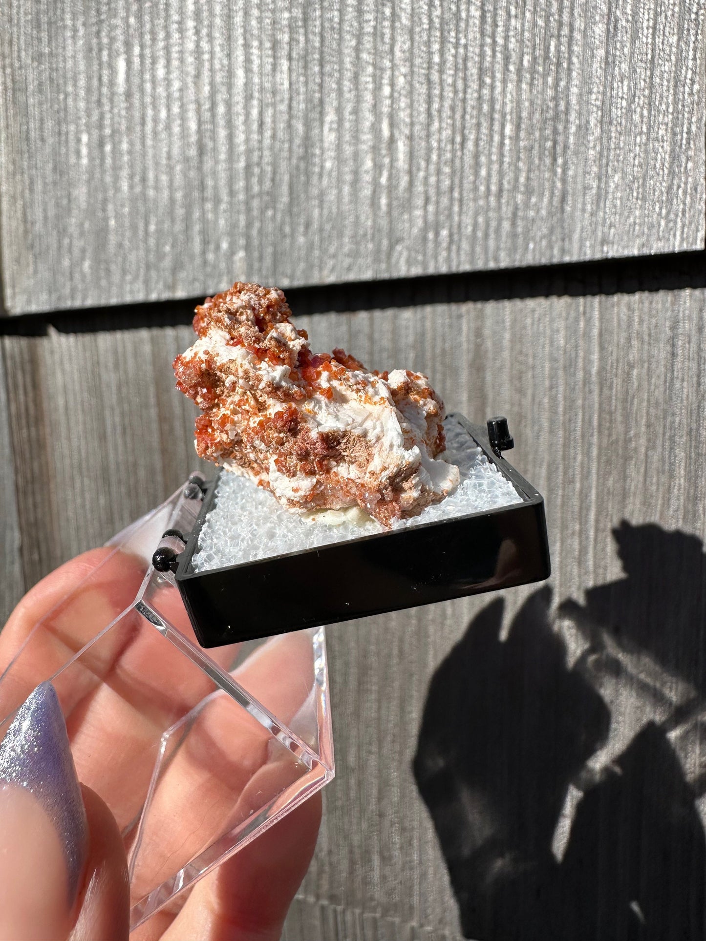 Bright Red Vanadinite Crystals from Morocco